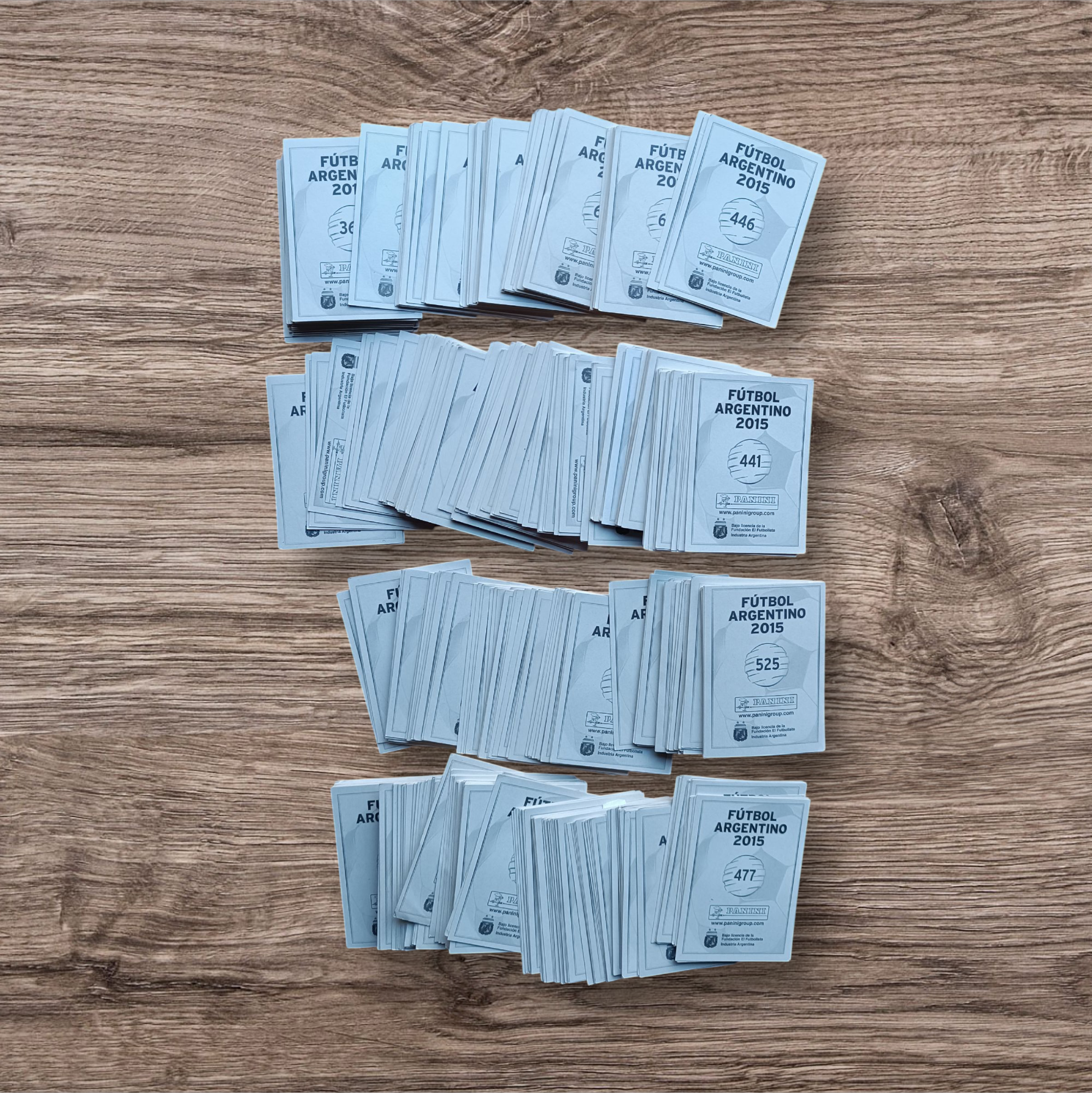 Lote 467 figuritas sin repetir Fútbol Argentino 2015