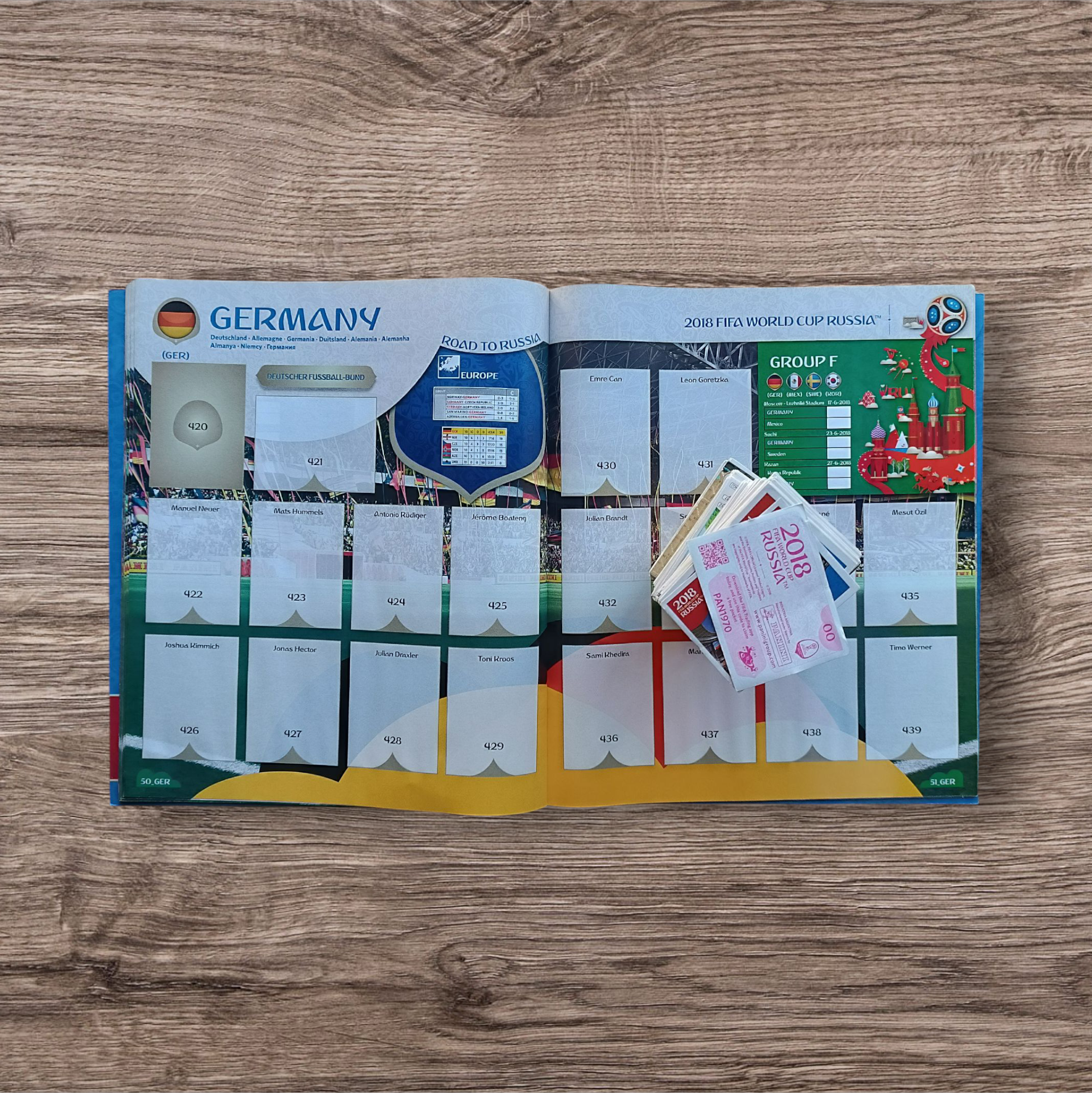 COMBO ÉPICO Álbum + 628 figuritas sin repetir Mundial Rusia 2018