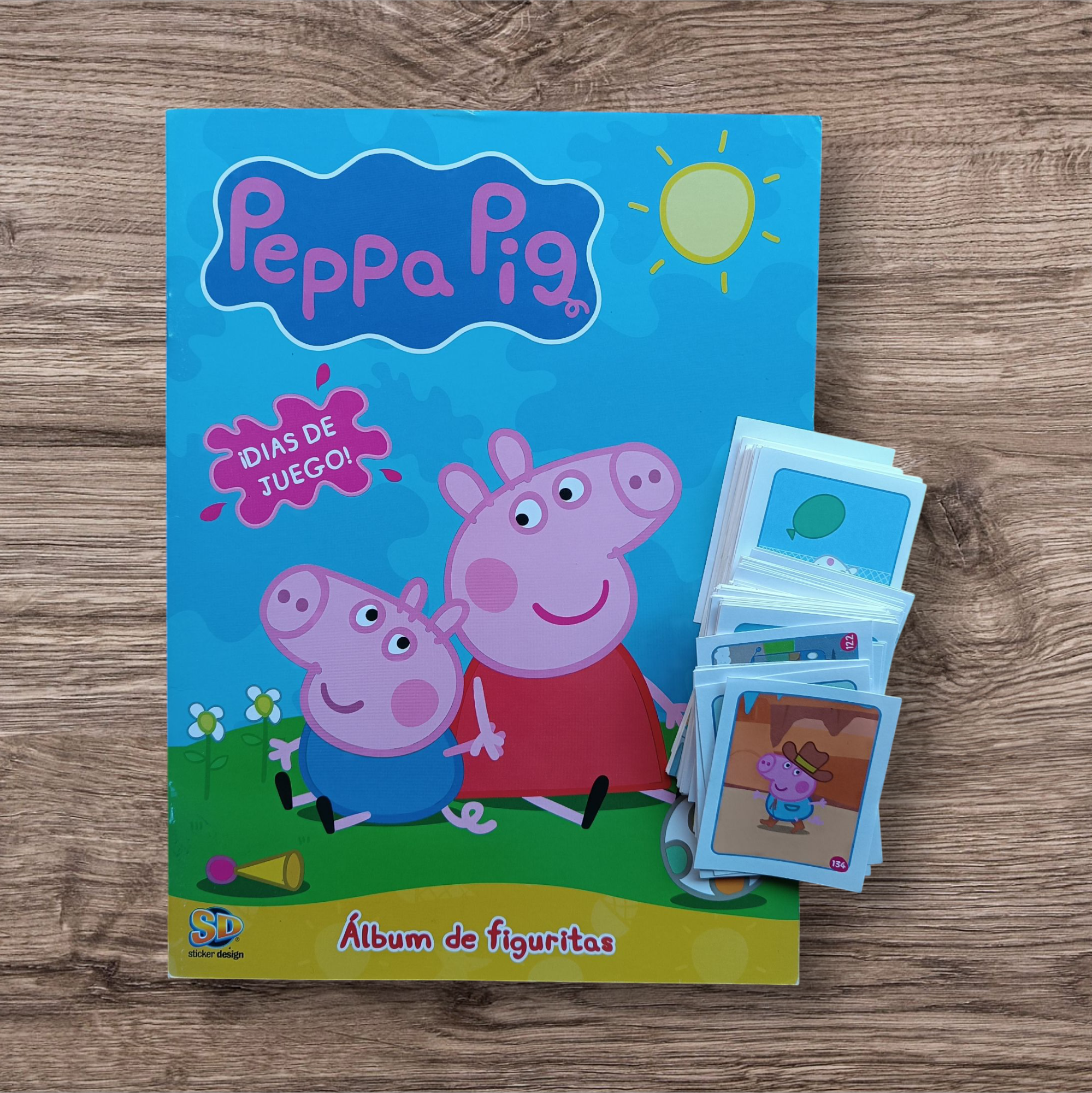 Álbum + 95 figuritas sin repetir Peppa Pig