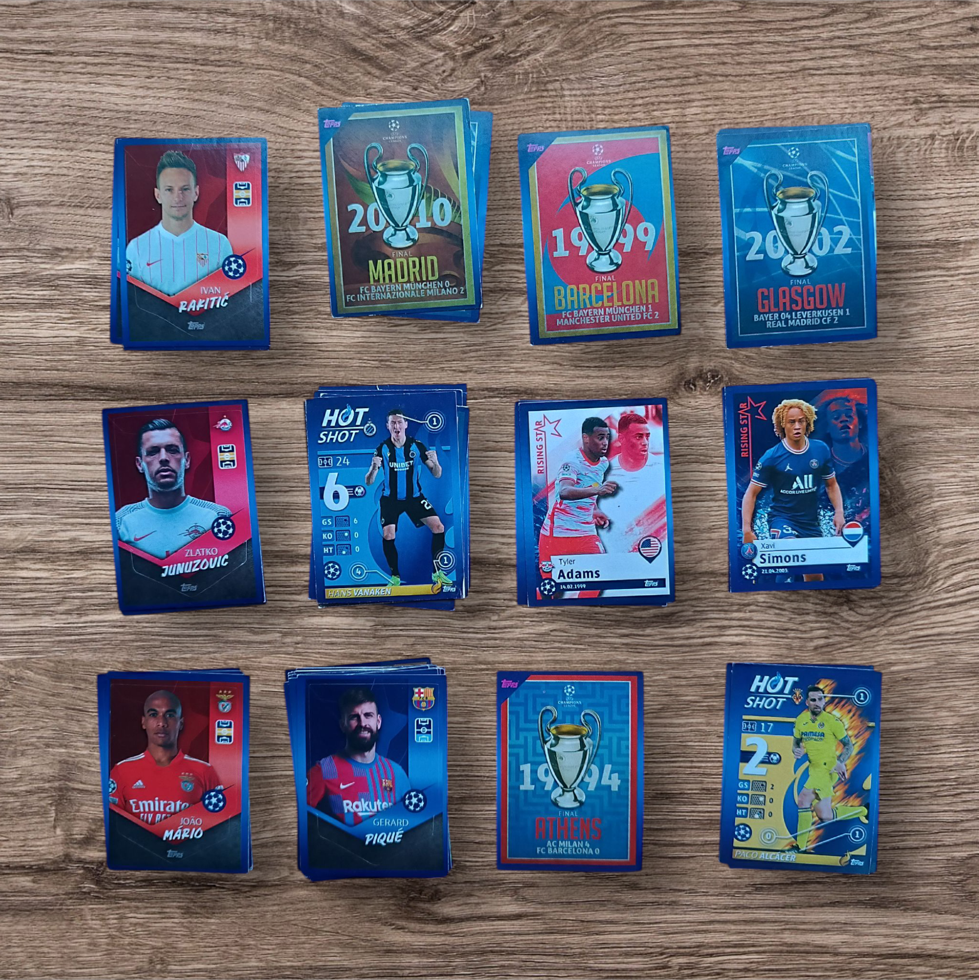 Lote 53 figuritas Champions League 2021/22