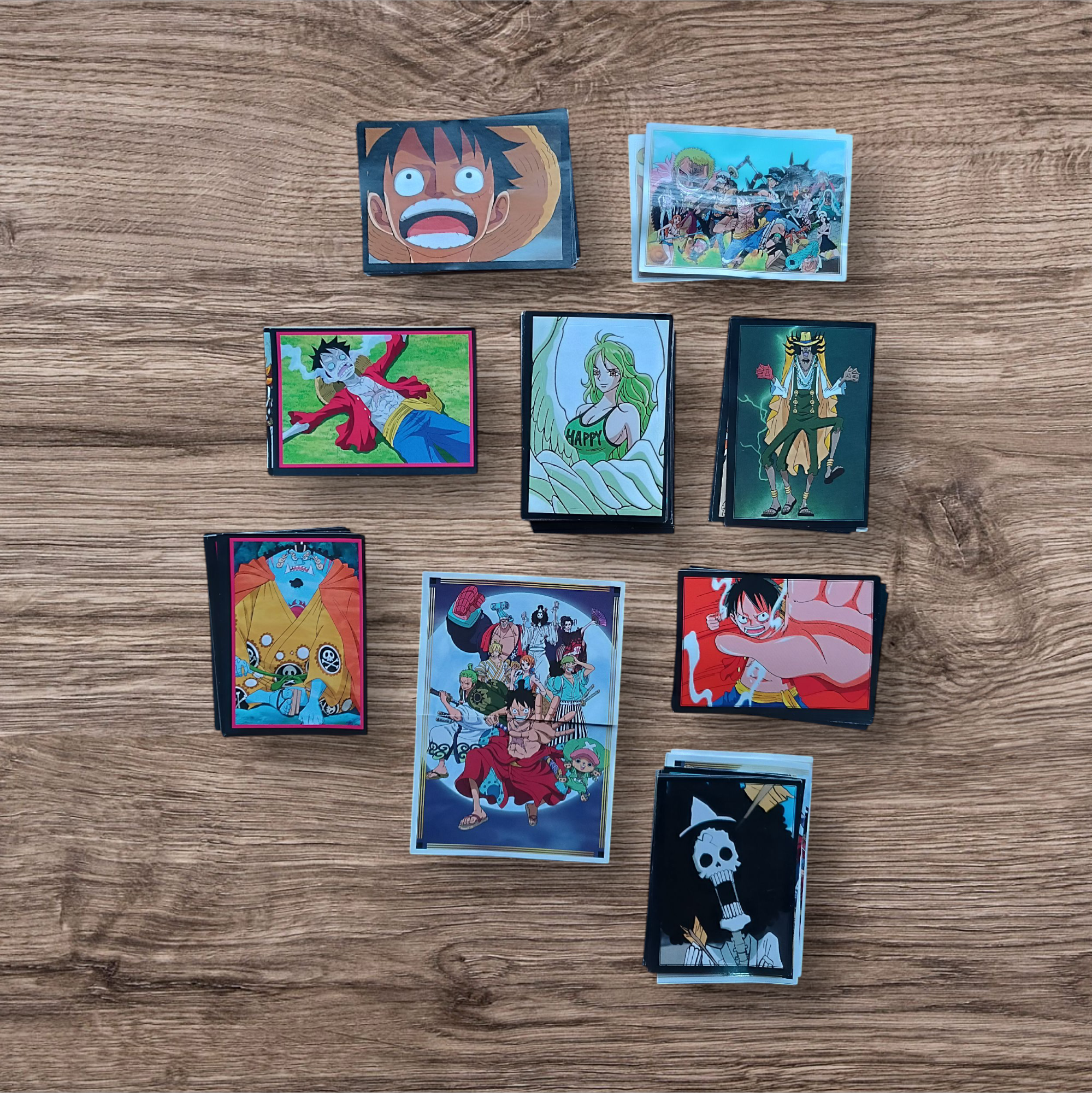 Lote 75 figuritas sin repetir One Piece