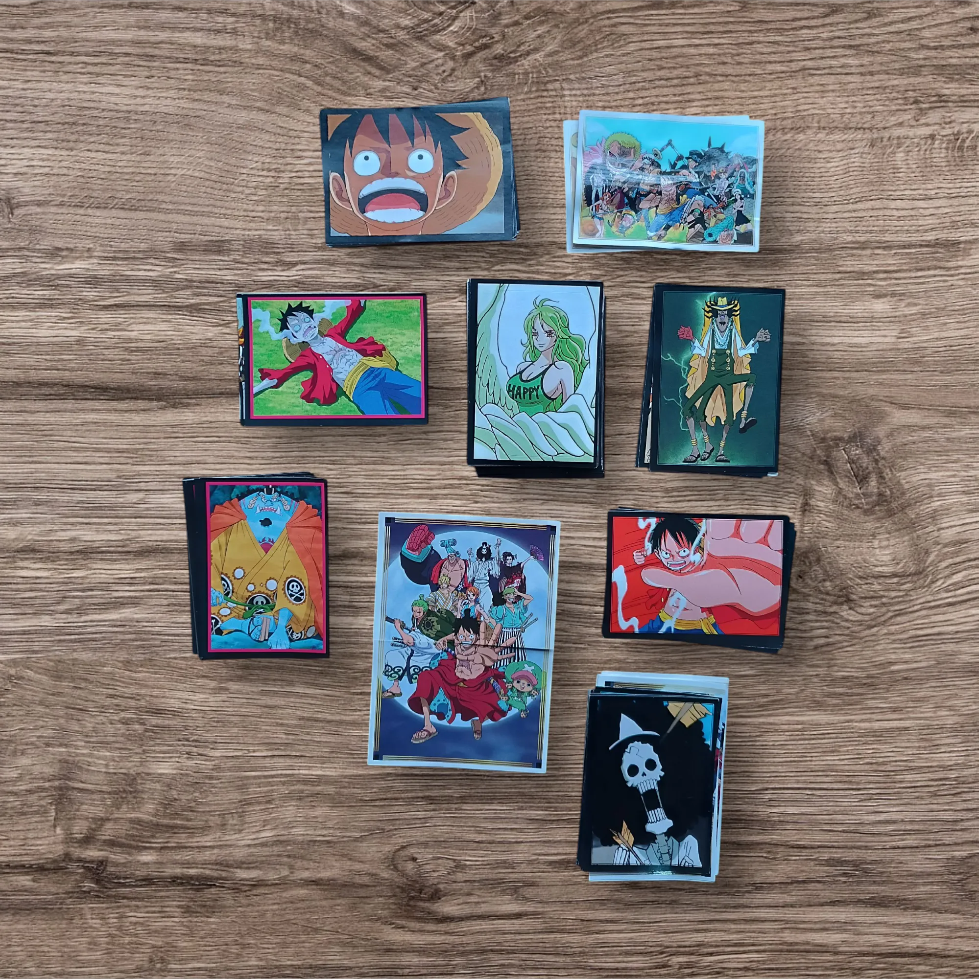 Lote 75 figuritas sin repetir One Piece