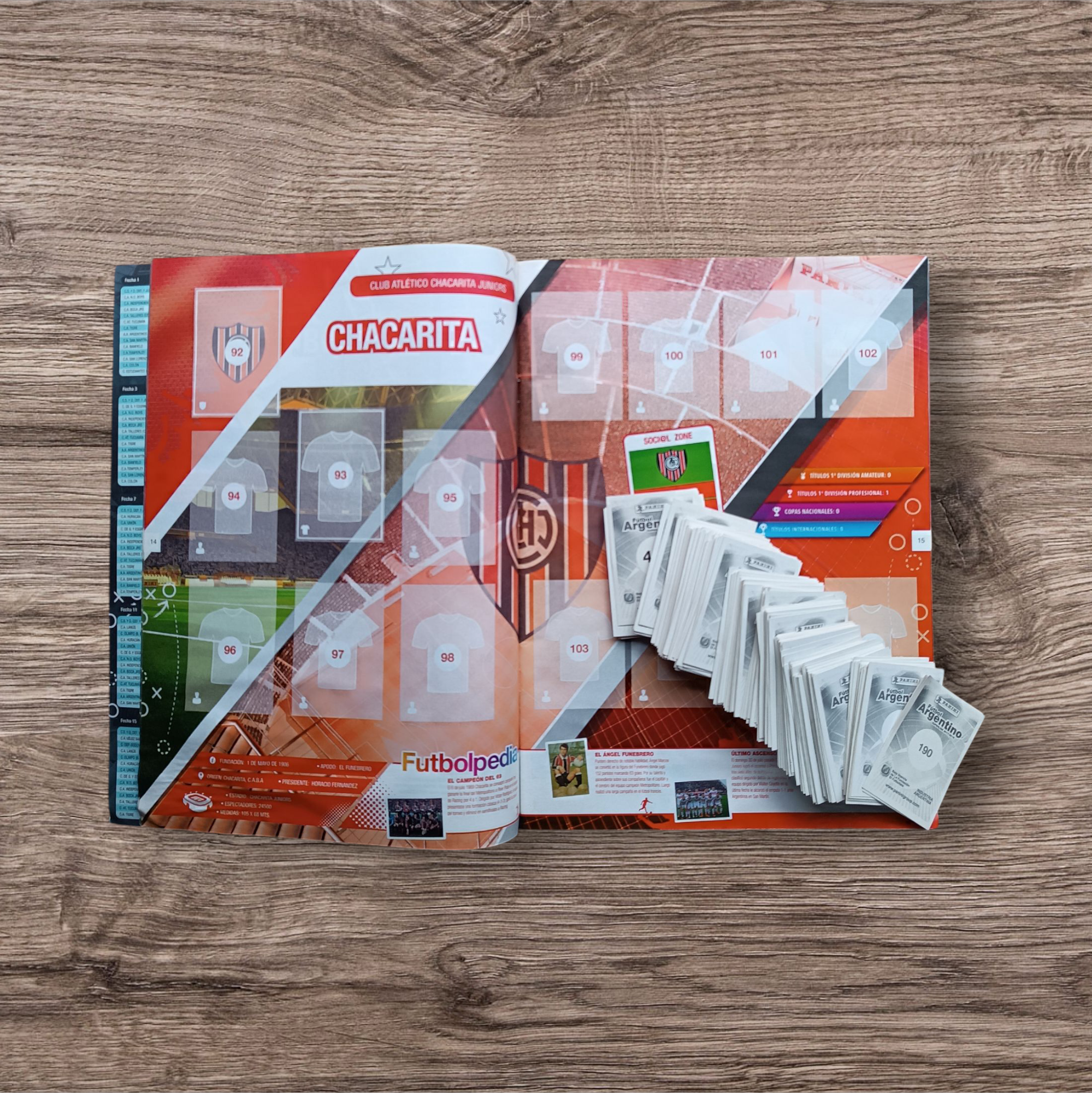 Álbum + 281 figuritas sin repetir Fútbol Argentino 2017-2018