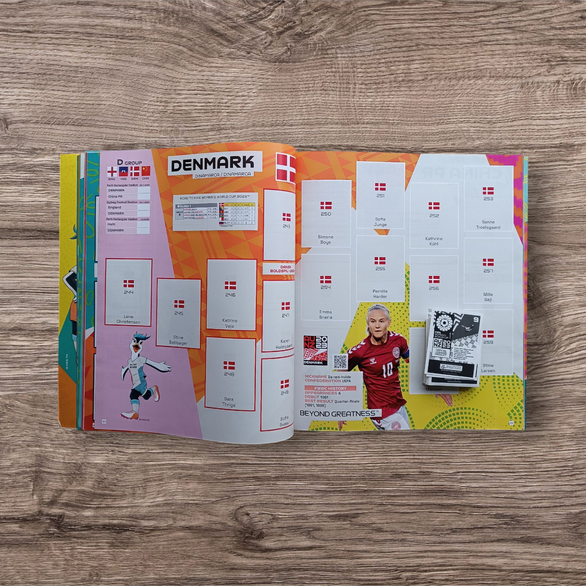 Álbum + 53 figuritas Mundial Femenino 2023