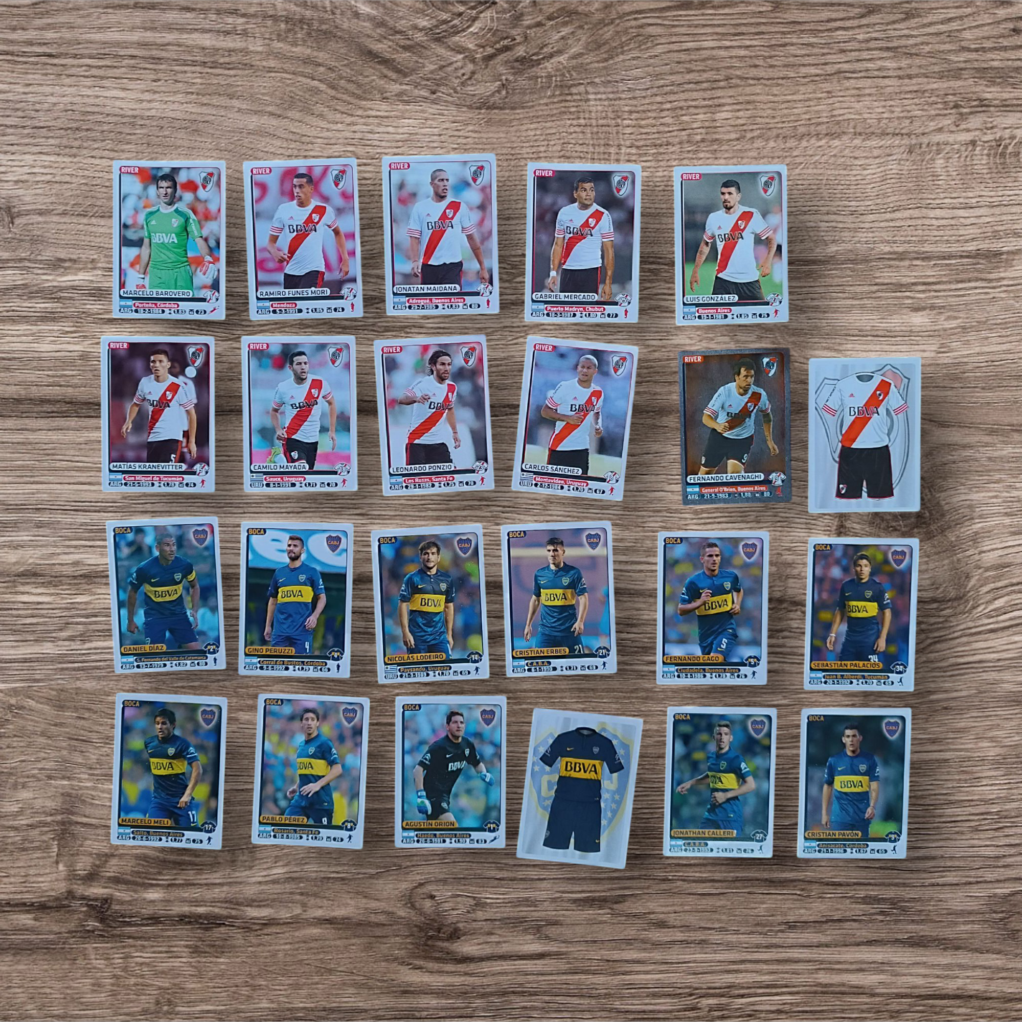 Sensacional lote 443 figuritas sin repetir Fútbol Argentino 2015