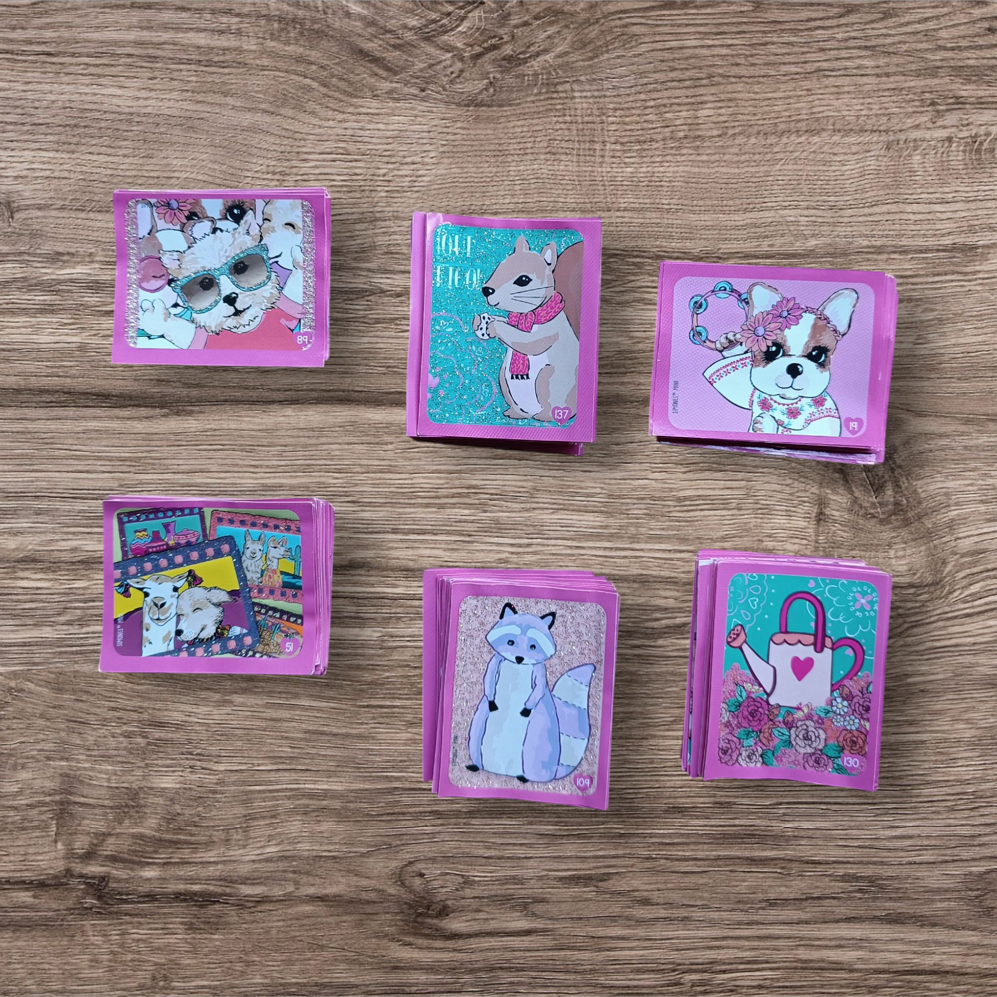 Lote 140 figuritas sin repetir Simones Mini