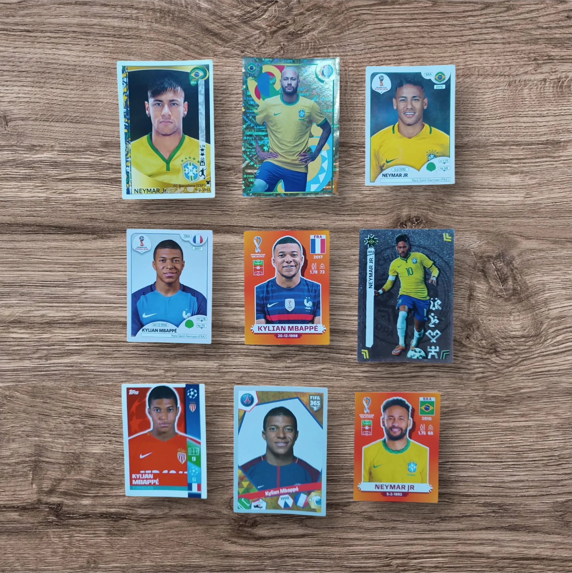 Lote Mbappé y Neymar