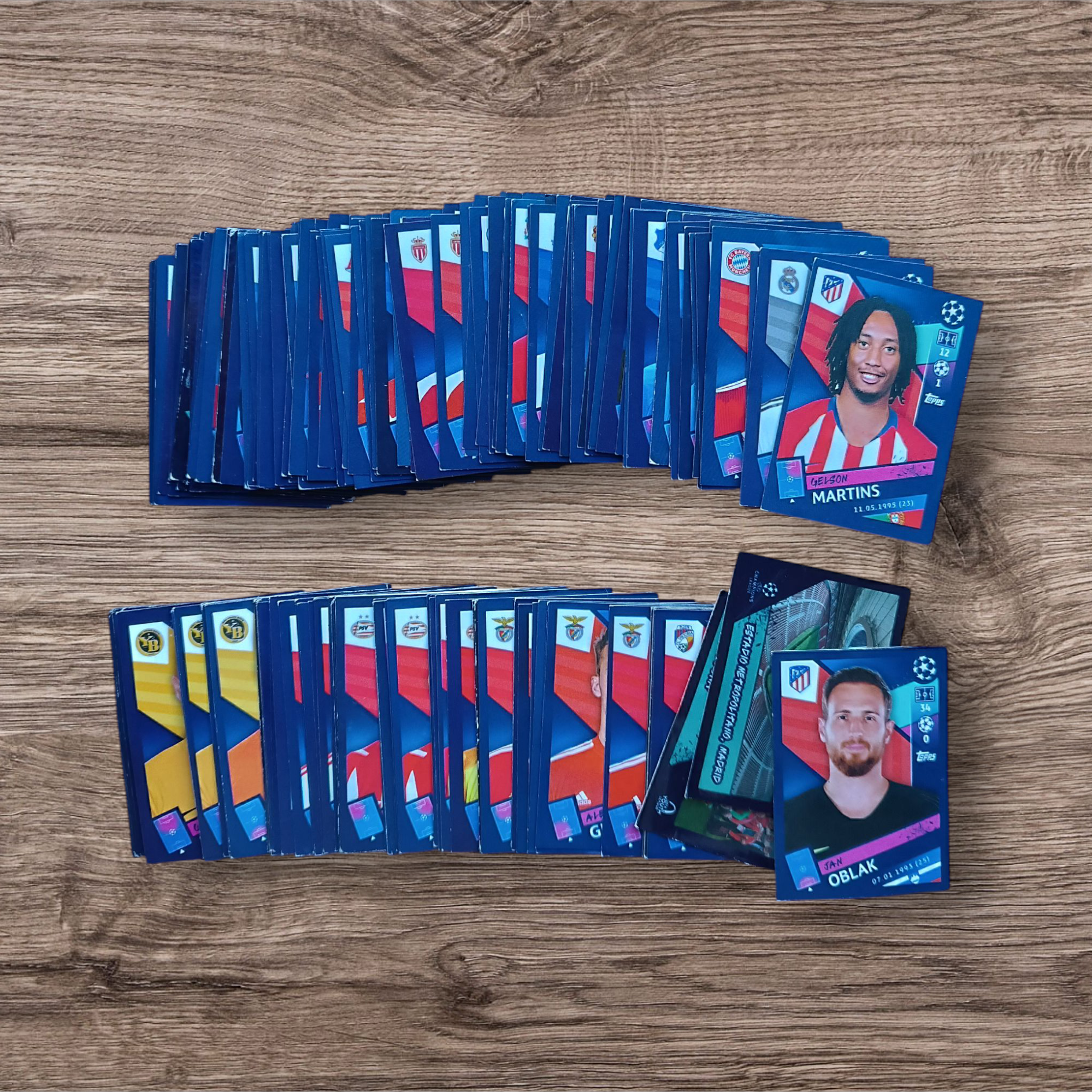 Lote 191 figuritas sin repetir Champions League 2018/19