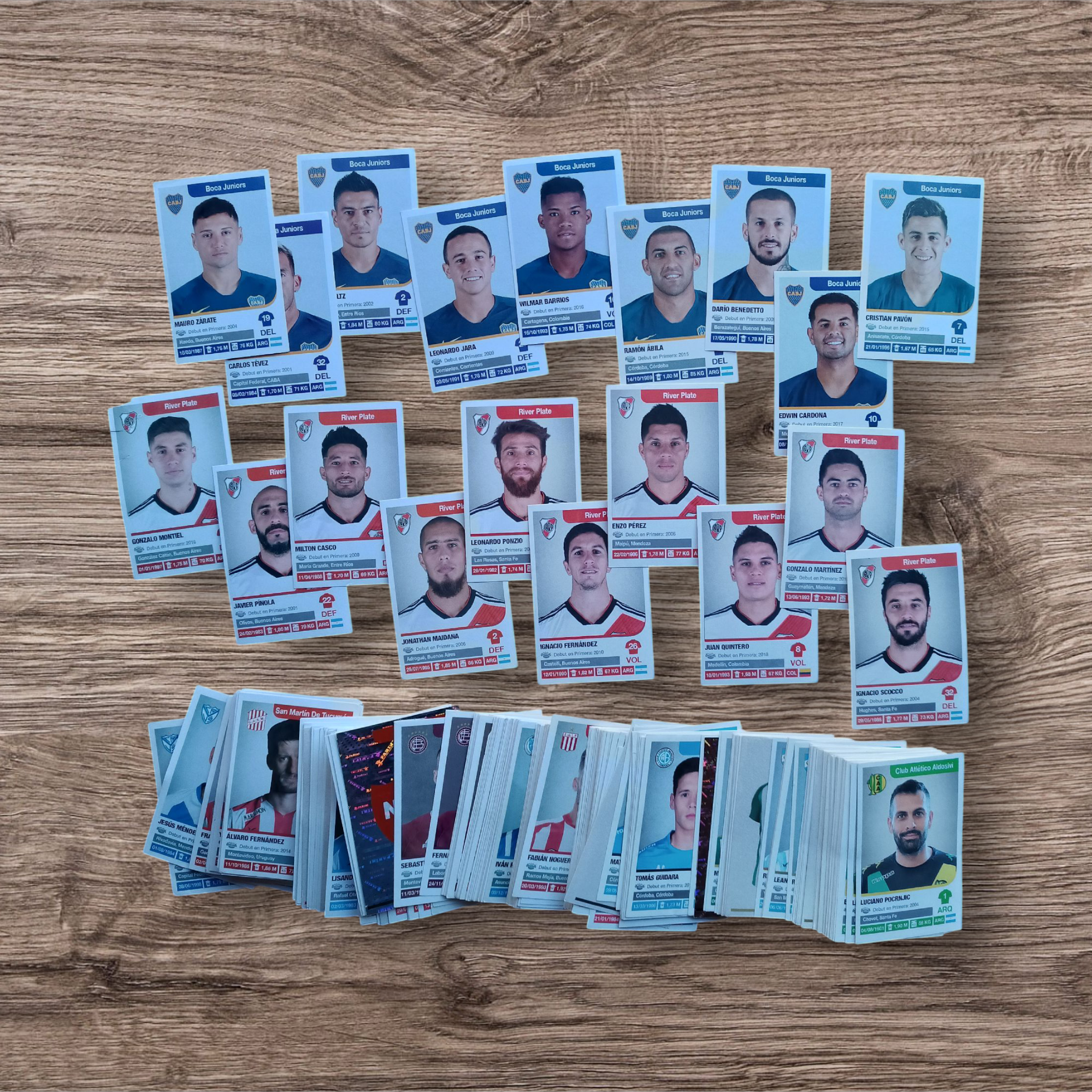 Lote 332 figuritas sin repetir Fútbol Argentino 2018/19
