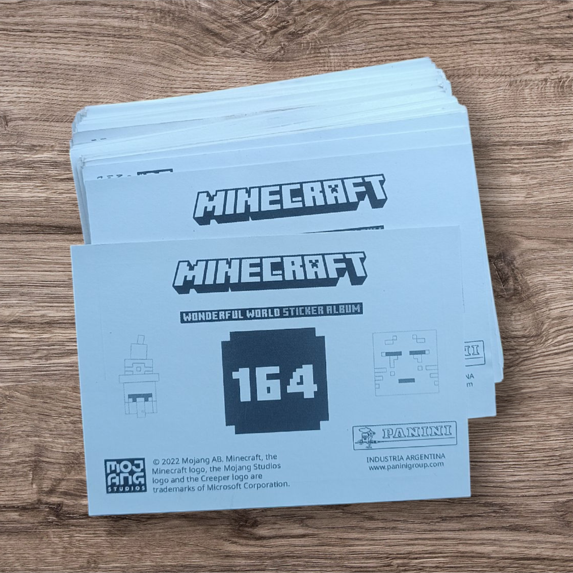 Lote 113 figuritas Minecraft