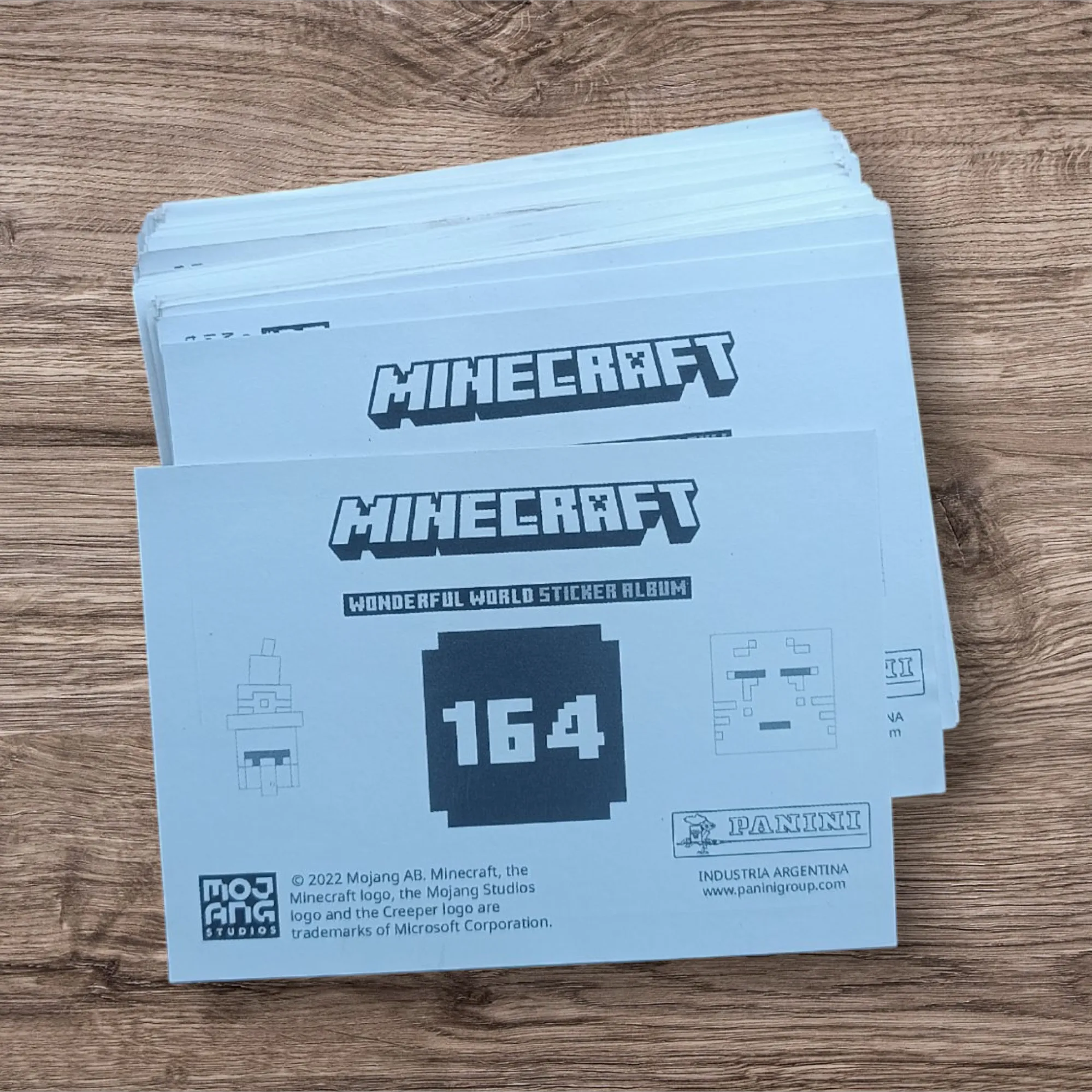 Lote 113 figuritas Minecraft