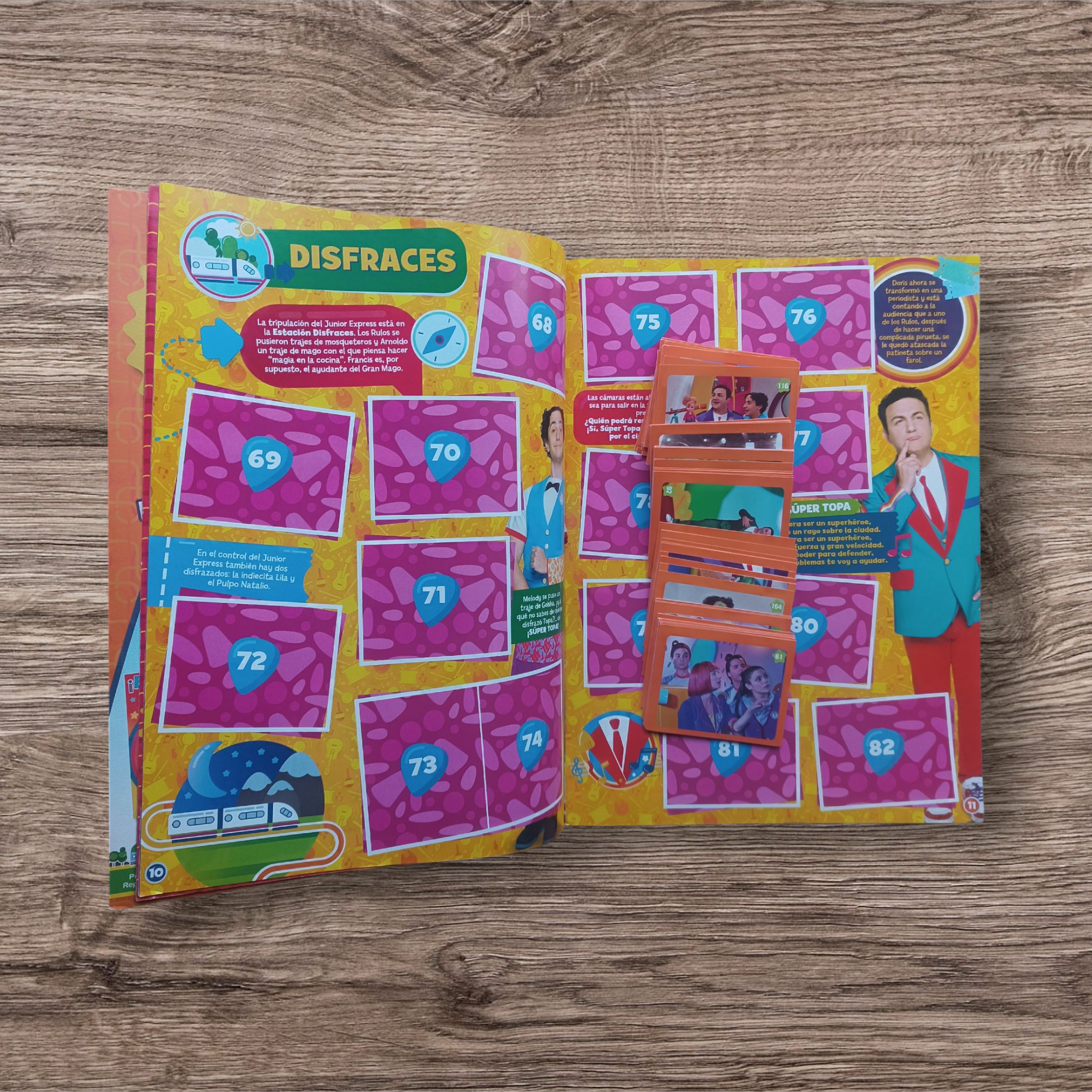 Álbum + 93 figuritas sin repetir Junior Express