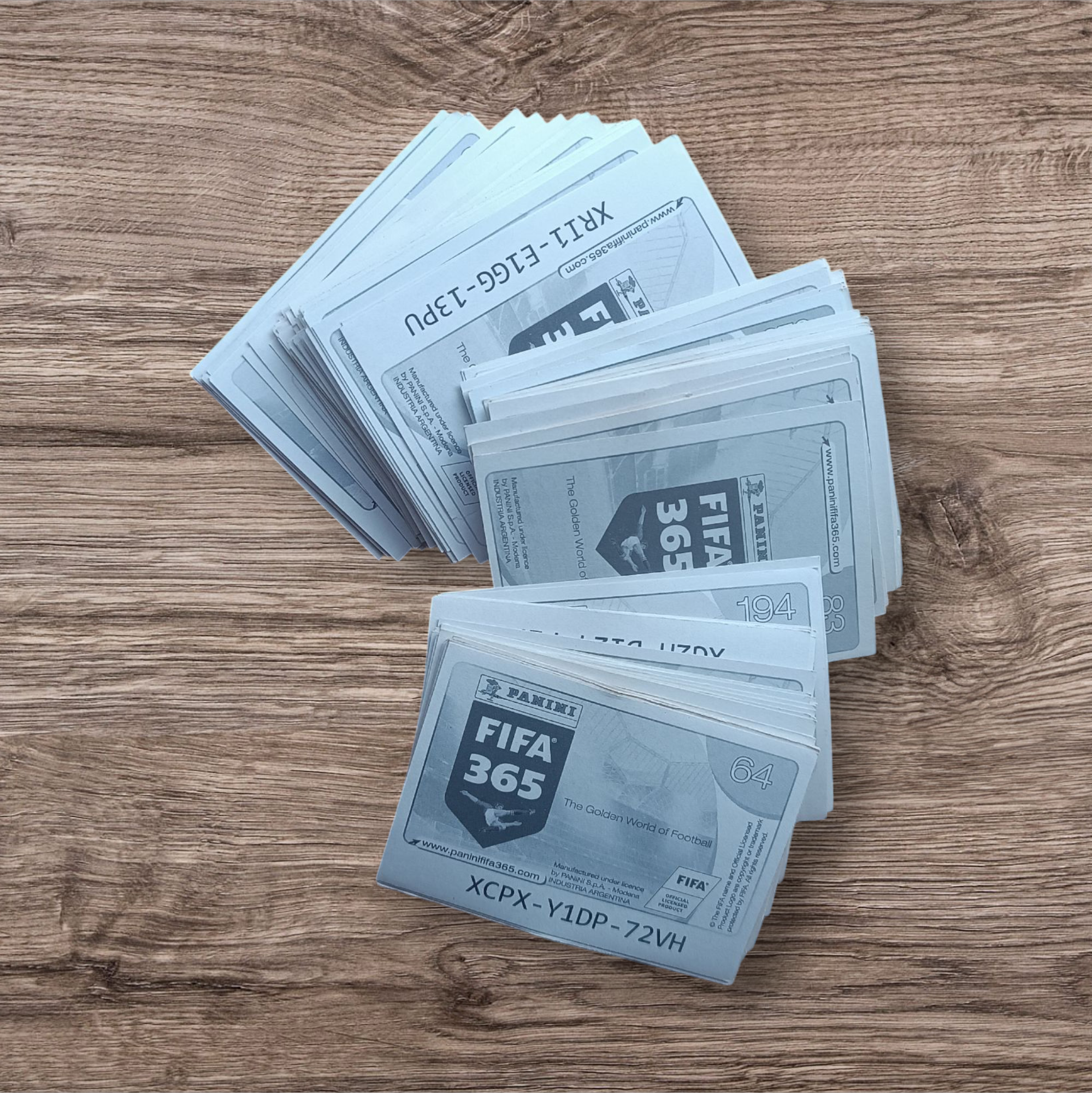 Lote 110 figuritas sin repetir FIFA 365 2018