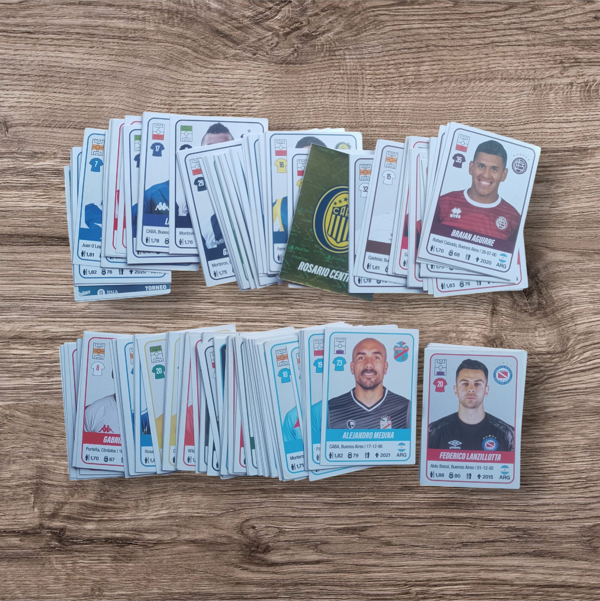 Lote 199 figuritas sin repetir Fútbol Argentino 2023