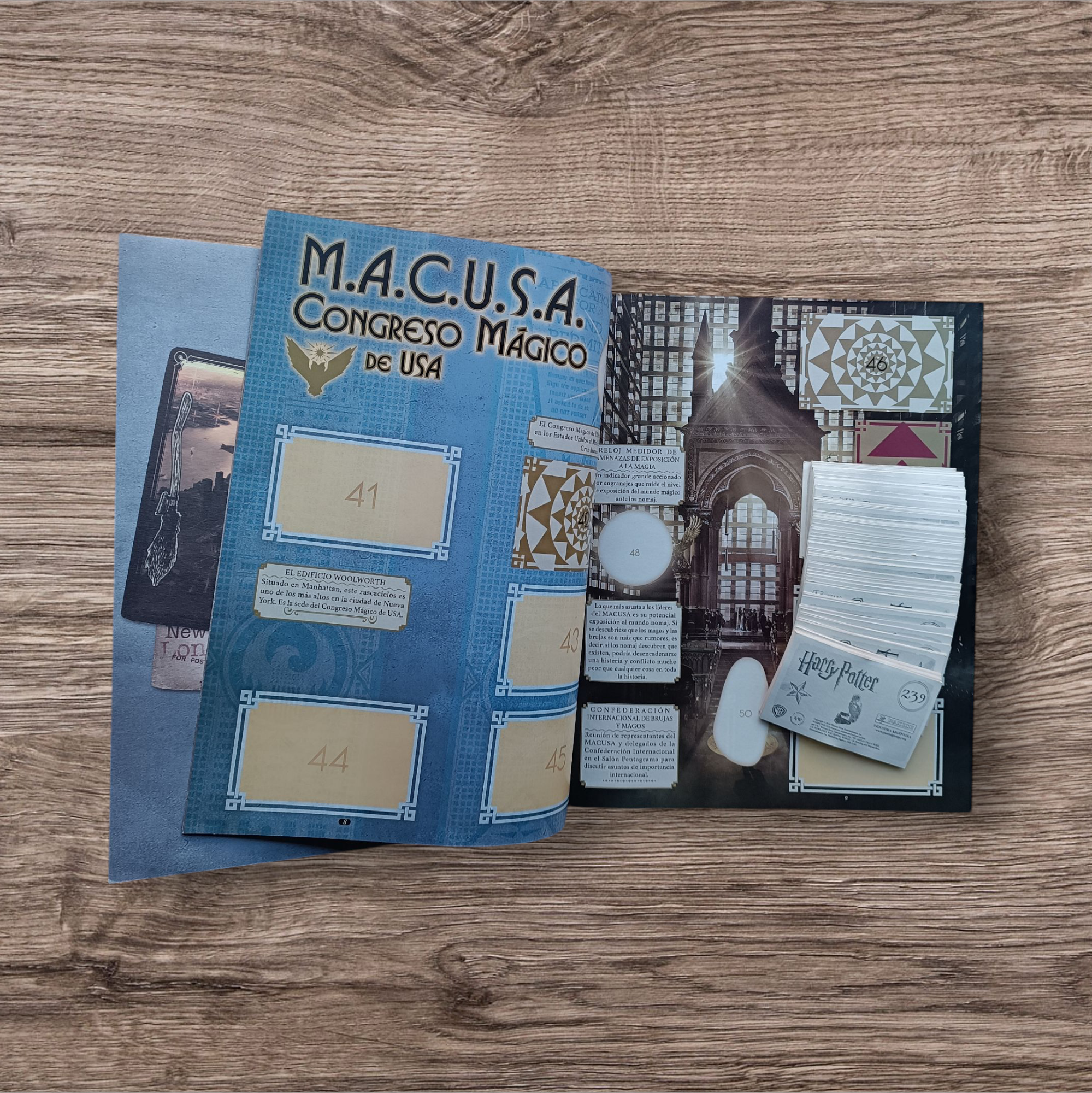 Álbum + 105 figuritas sin repetir Animales Fantásticos y Harry Potter