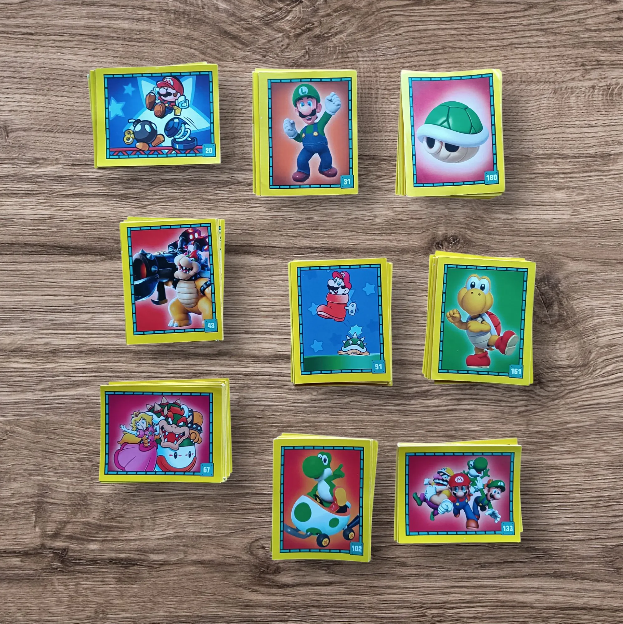 Lote 120 figuritas sin repetir Mario Bros