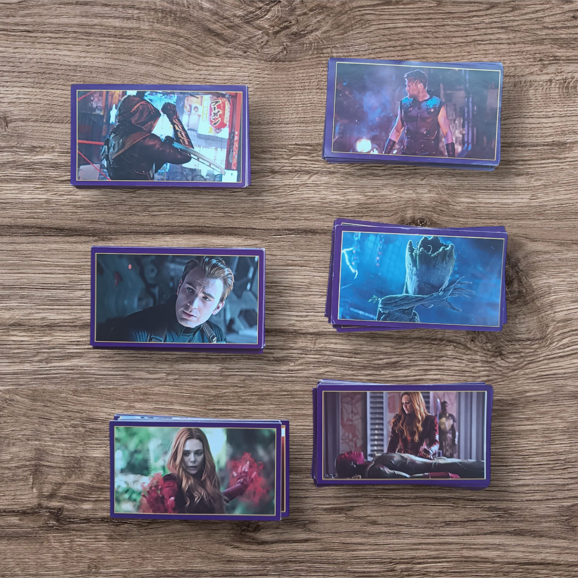 Lote 105 figuritas sin repetir Avengers Endgame
