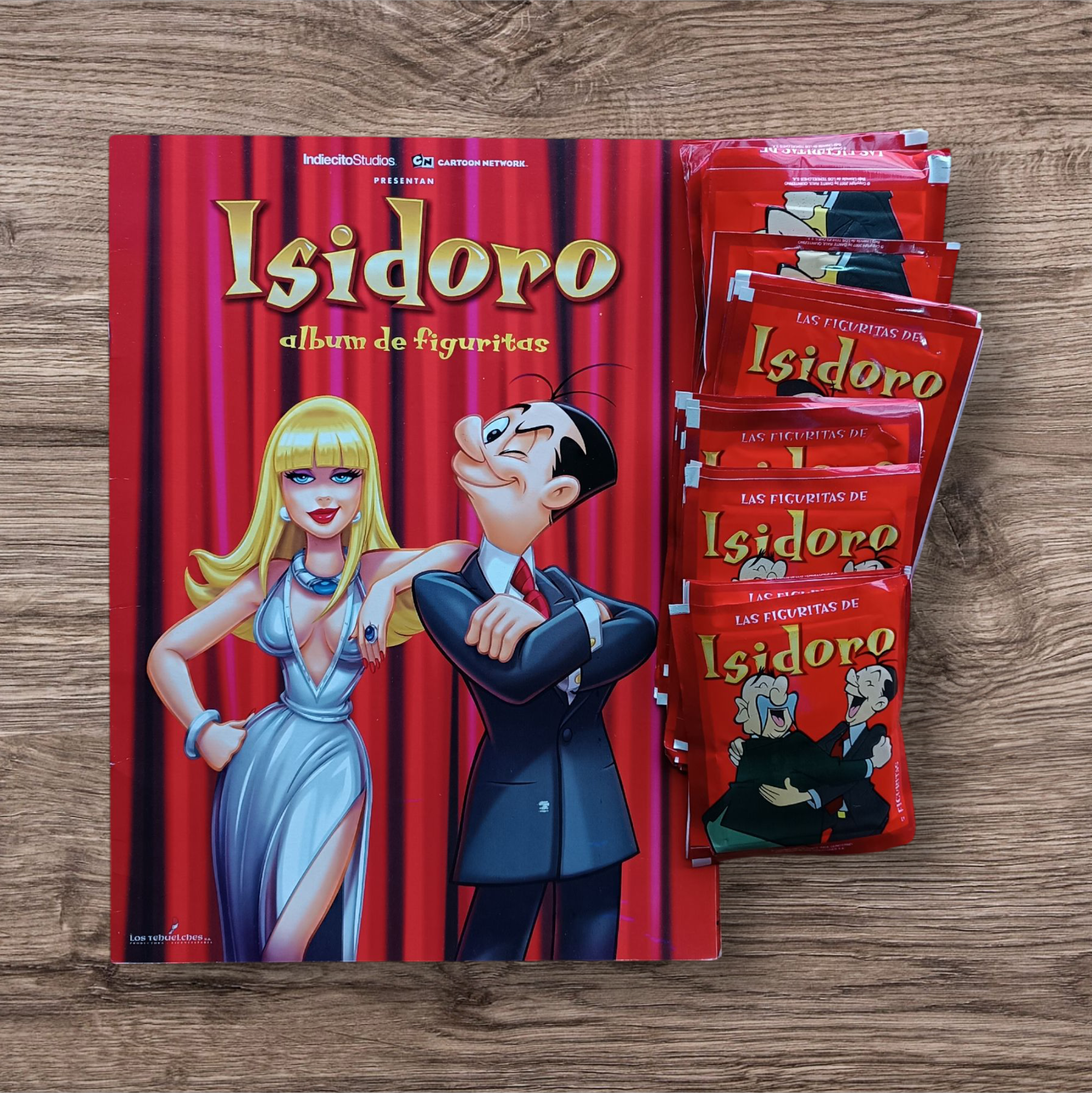 Combo Álbum + 50 sobres de figuritas Isidoro Cañones