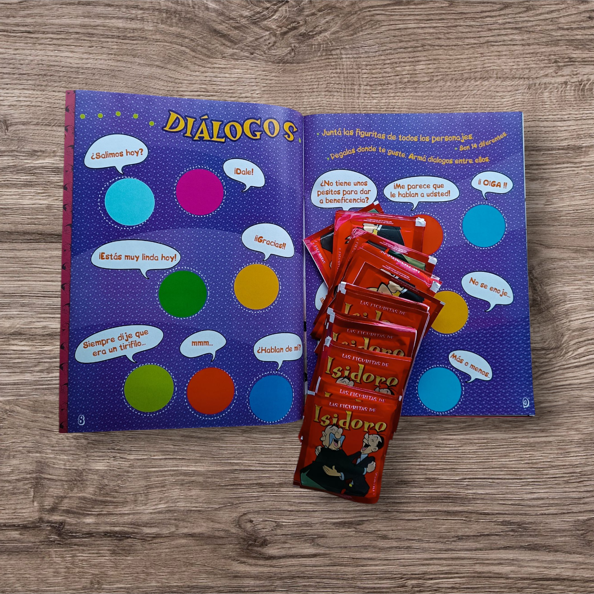 Combo Álbum + 50 sobres de figuritas Isidoro Cañones