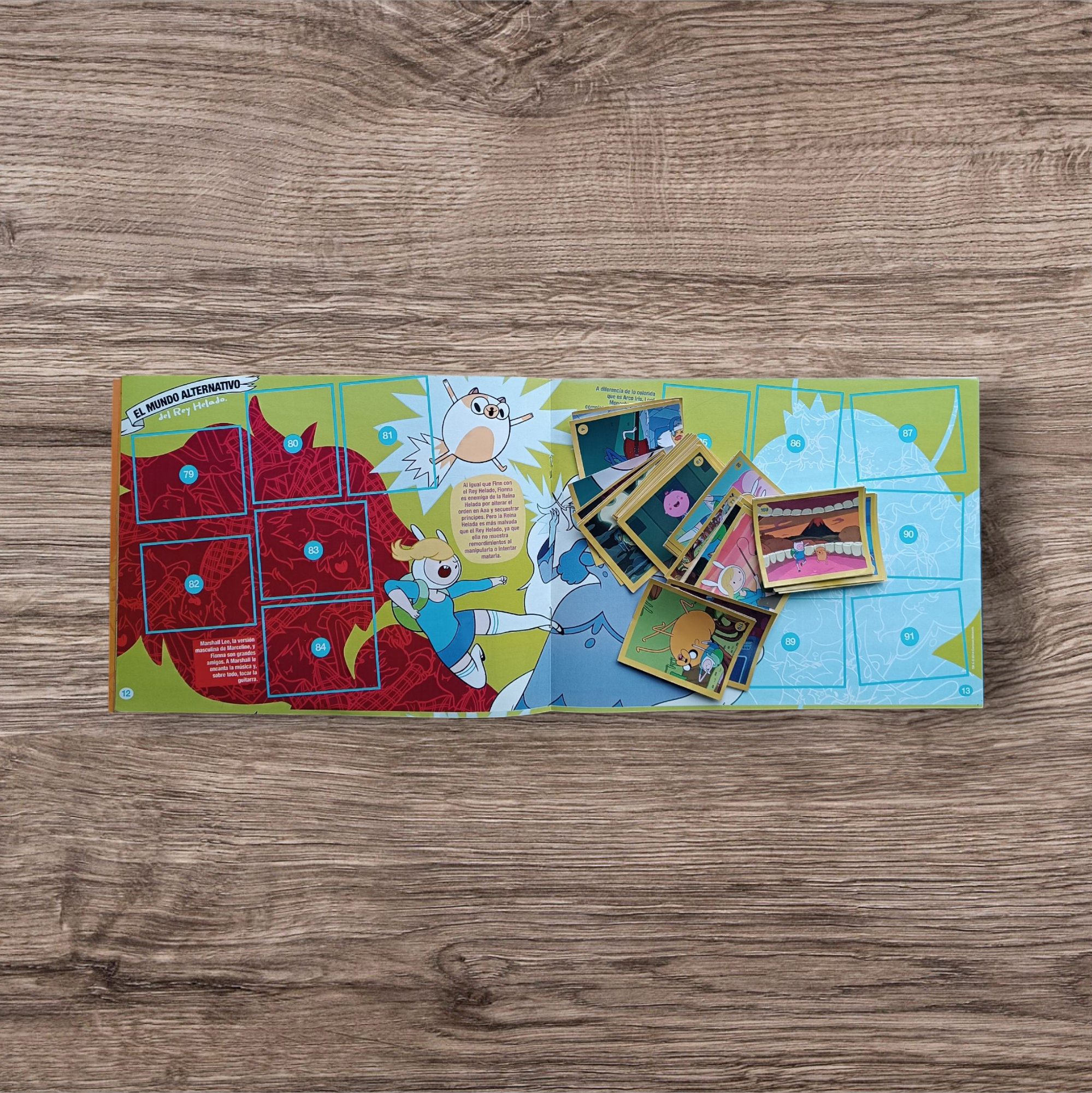 Álbum + 57 figuritas sin repetir Adventure Time