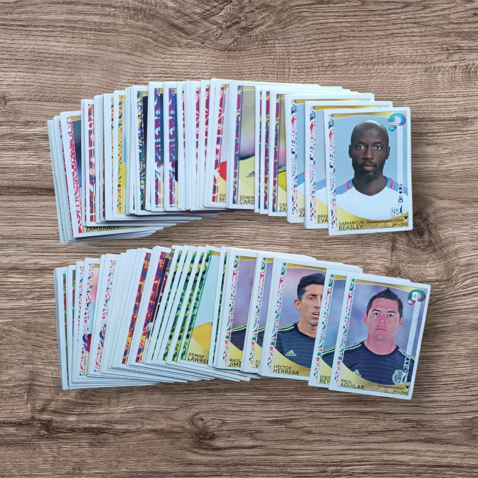 Lote 163 figuritas sin repetir Copa América Centenario 2016