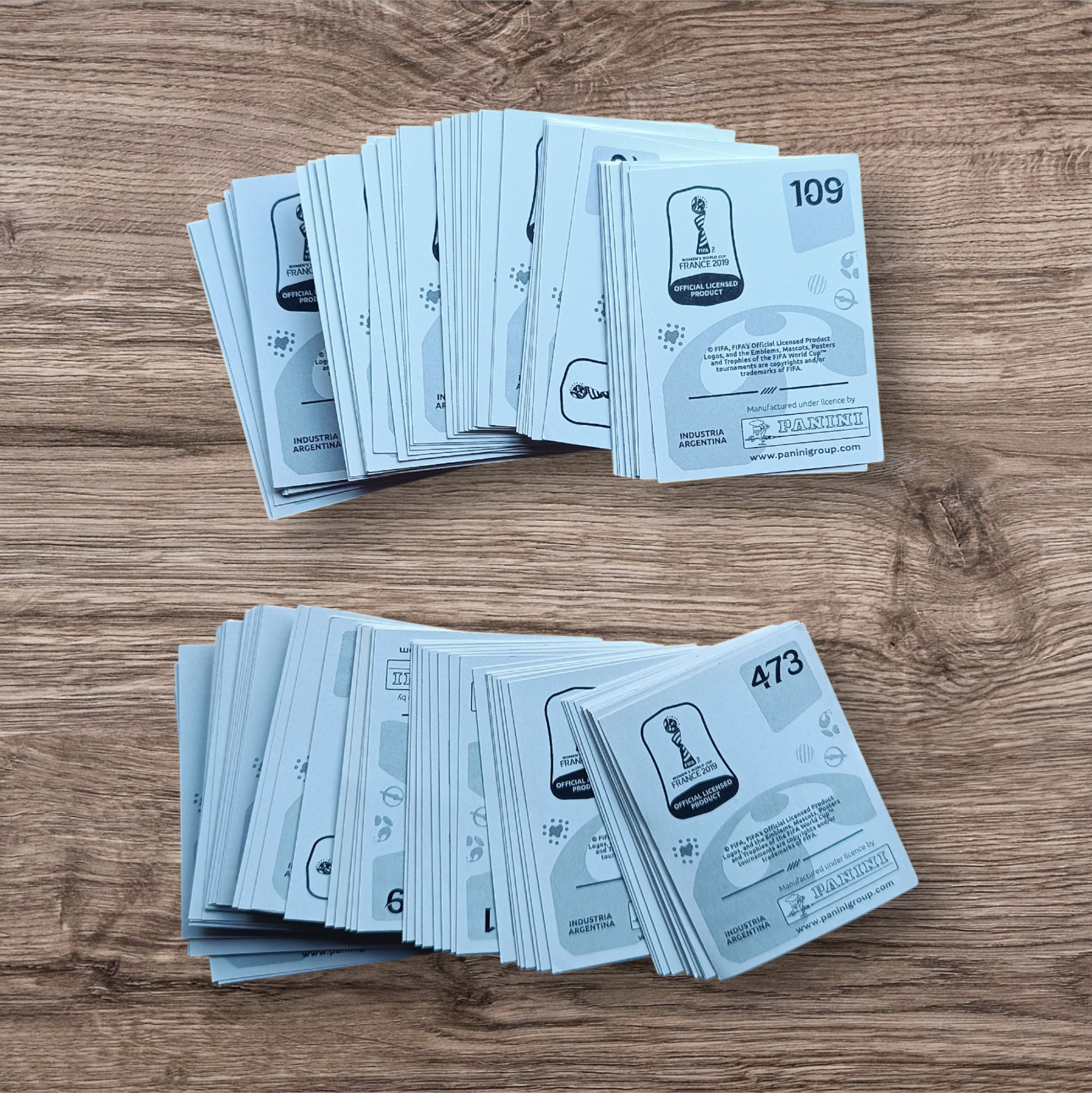 Lote 117 figuritas sin repetir Mundial Femenino 2019