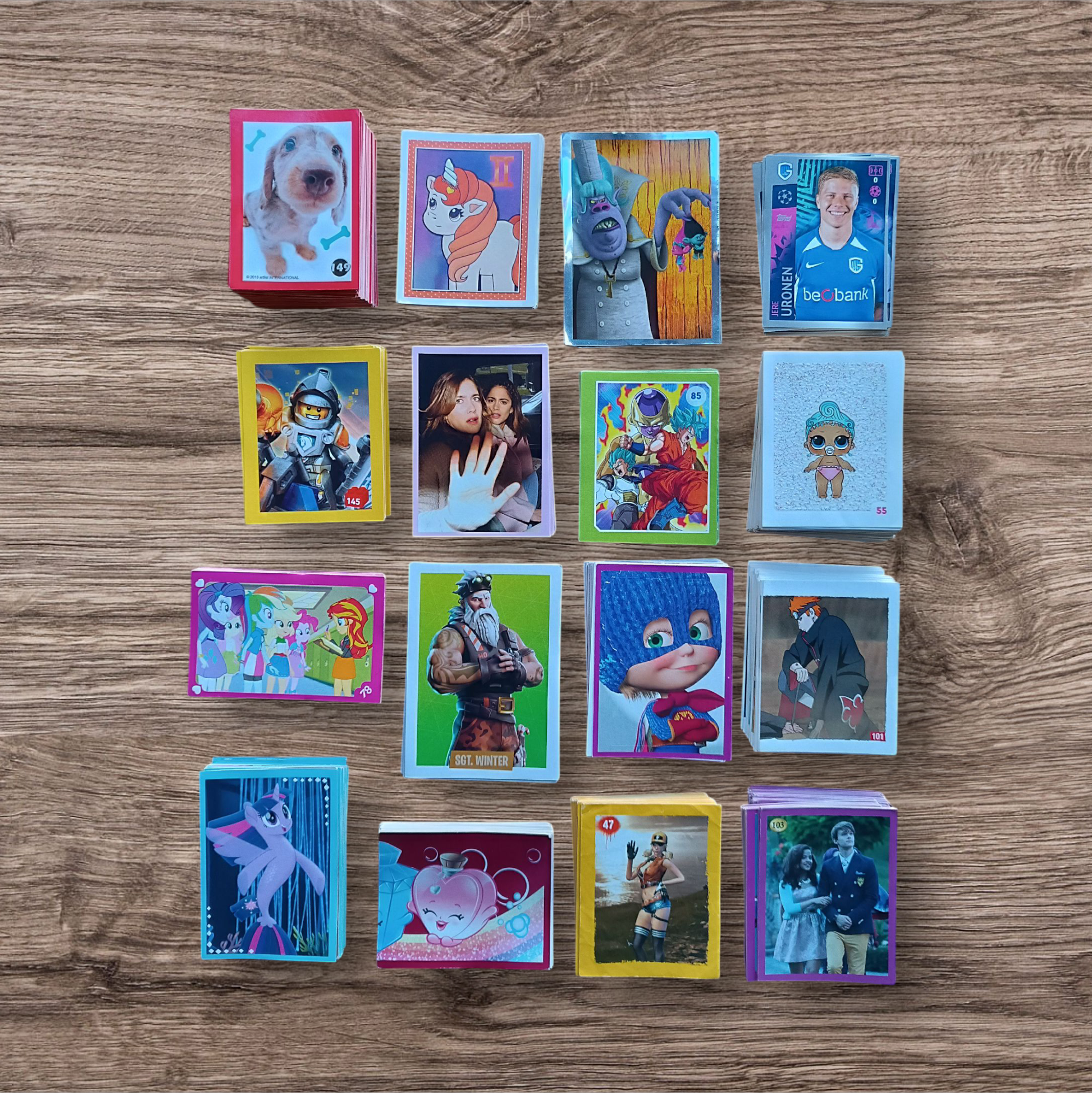 Lote 960 figuritas sin repetir varias colecciones