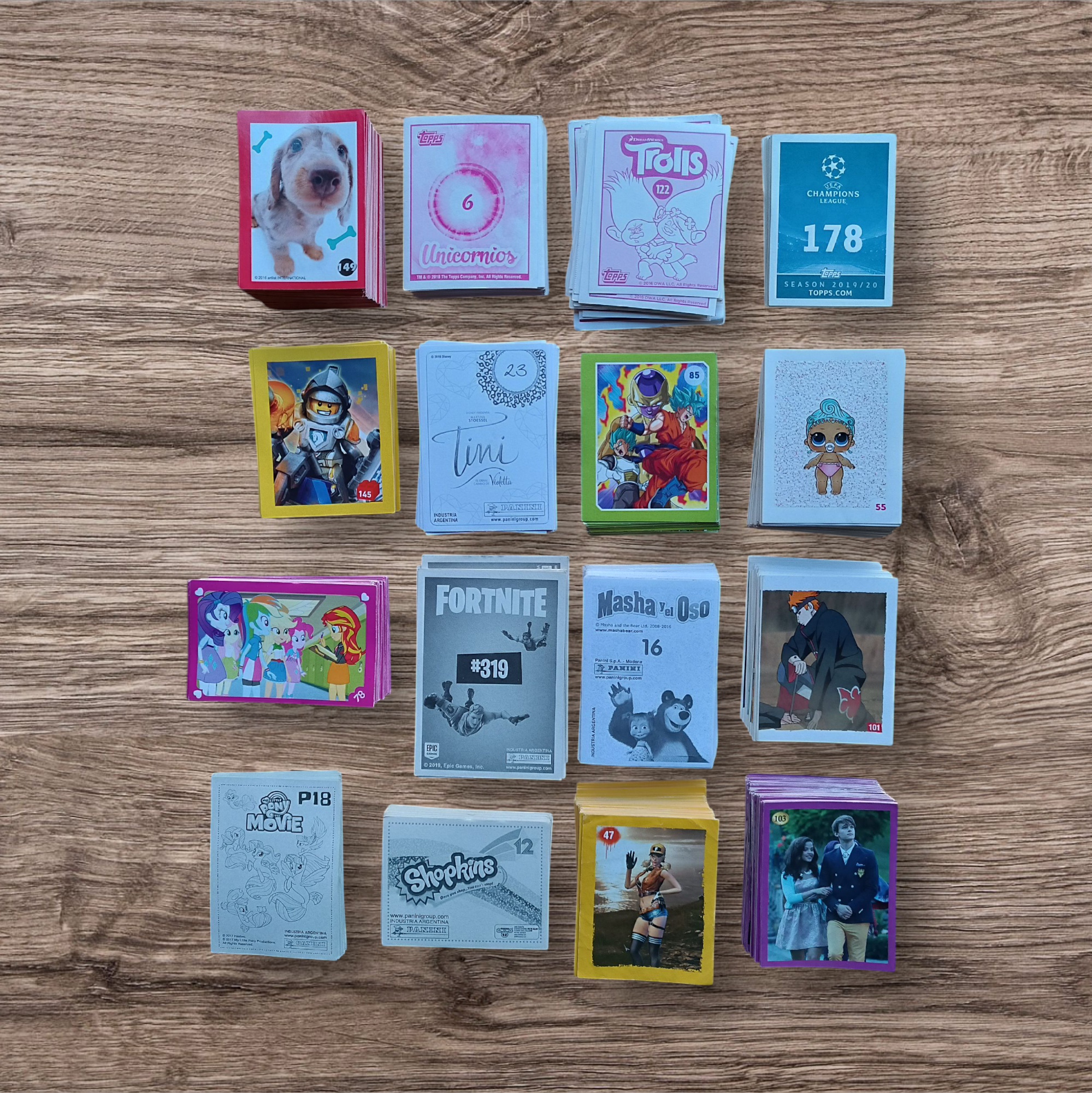 Lote 960 figuritas sin repetir varias colecciones