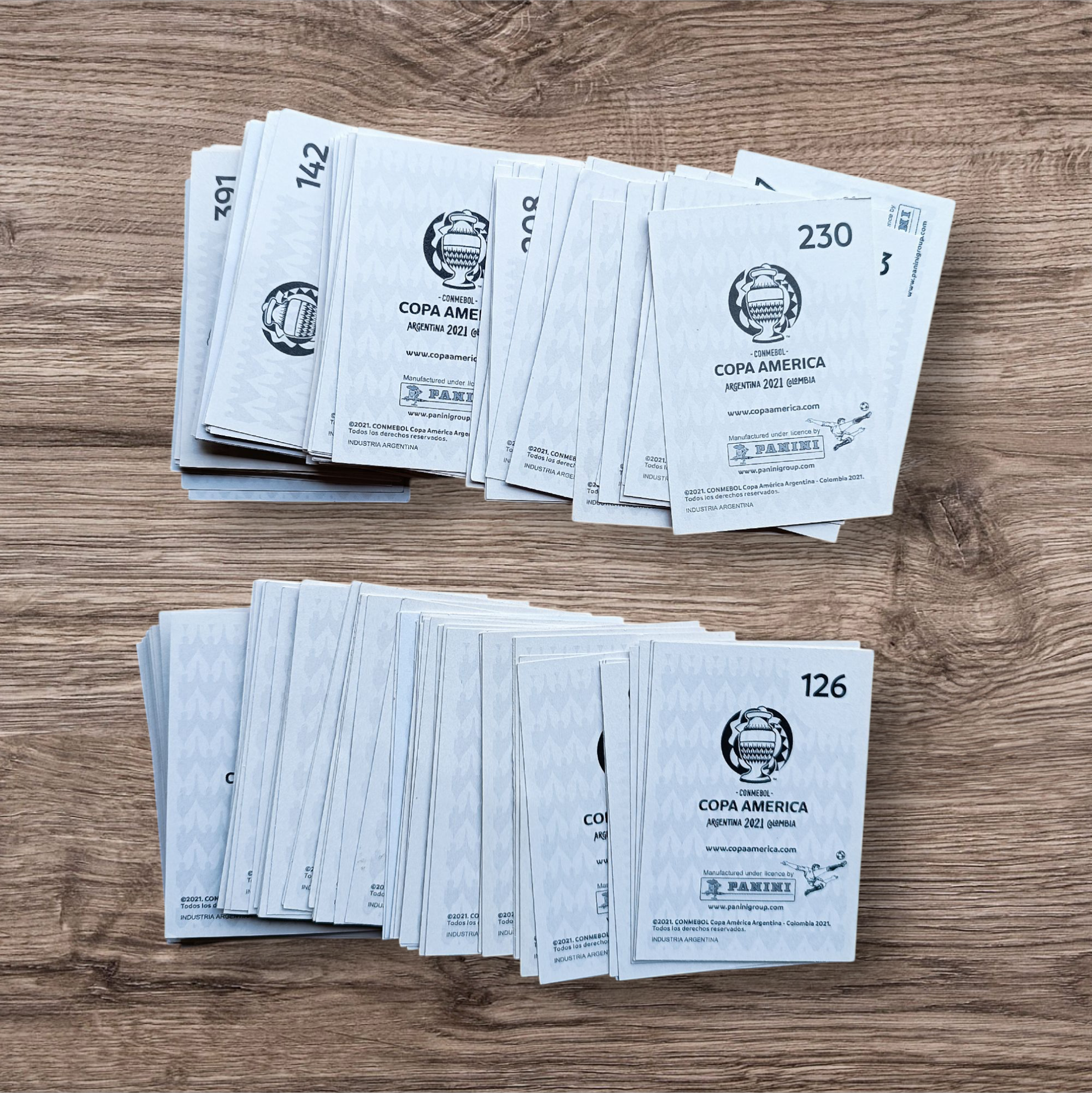 Lote 164 figuritas sin repetir Copa América 2021 Preview