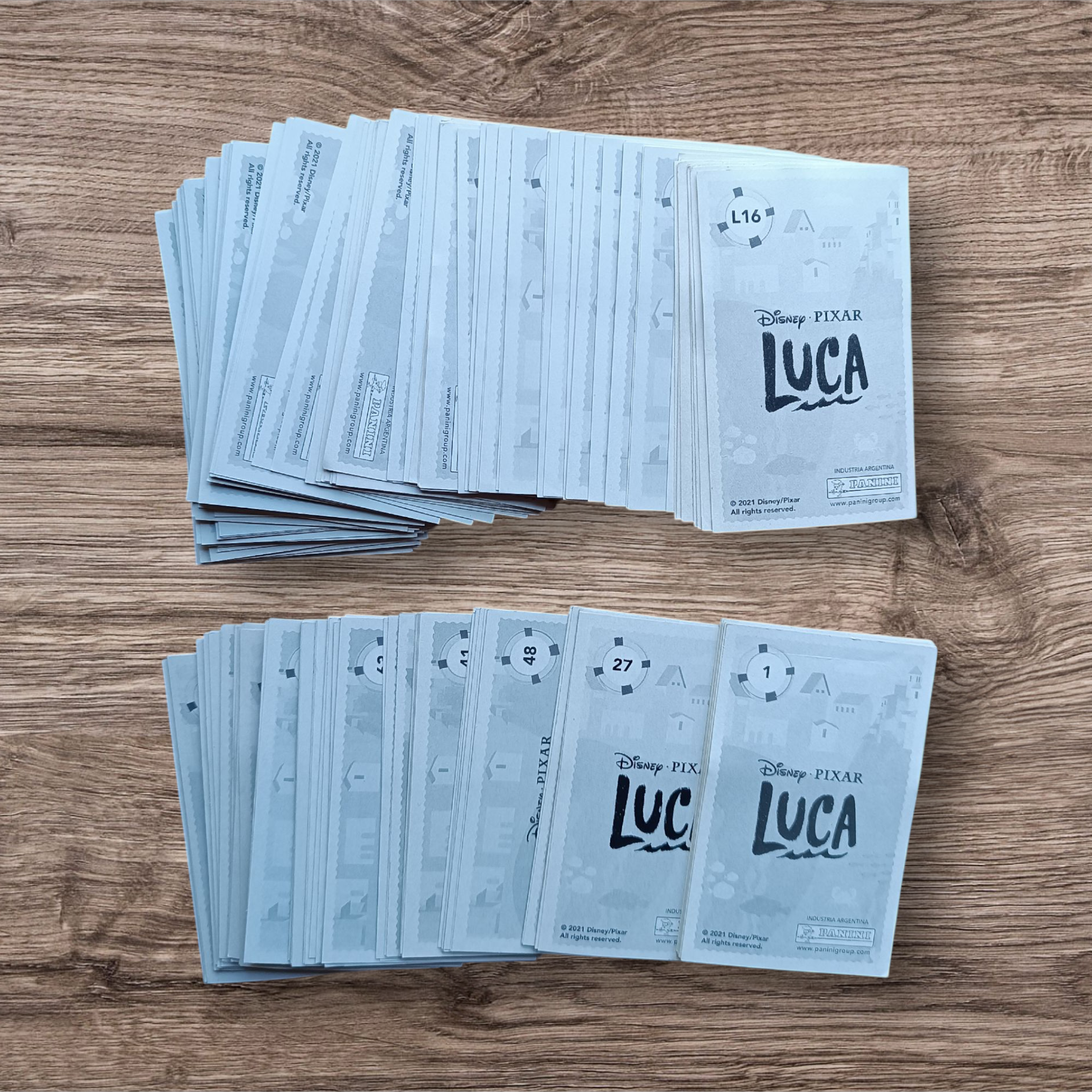 Lote 173 figuritas sin repetir Luca