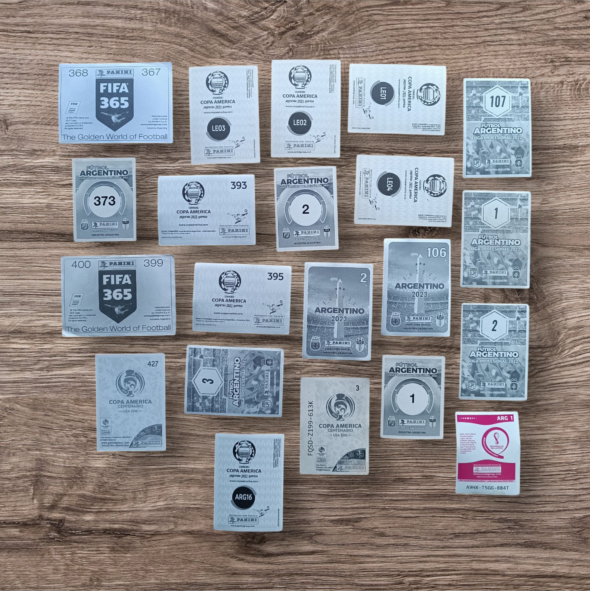 Lote 21 figuritas ESPECIALES