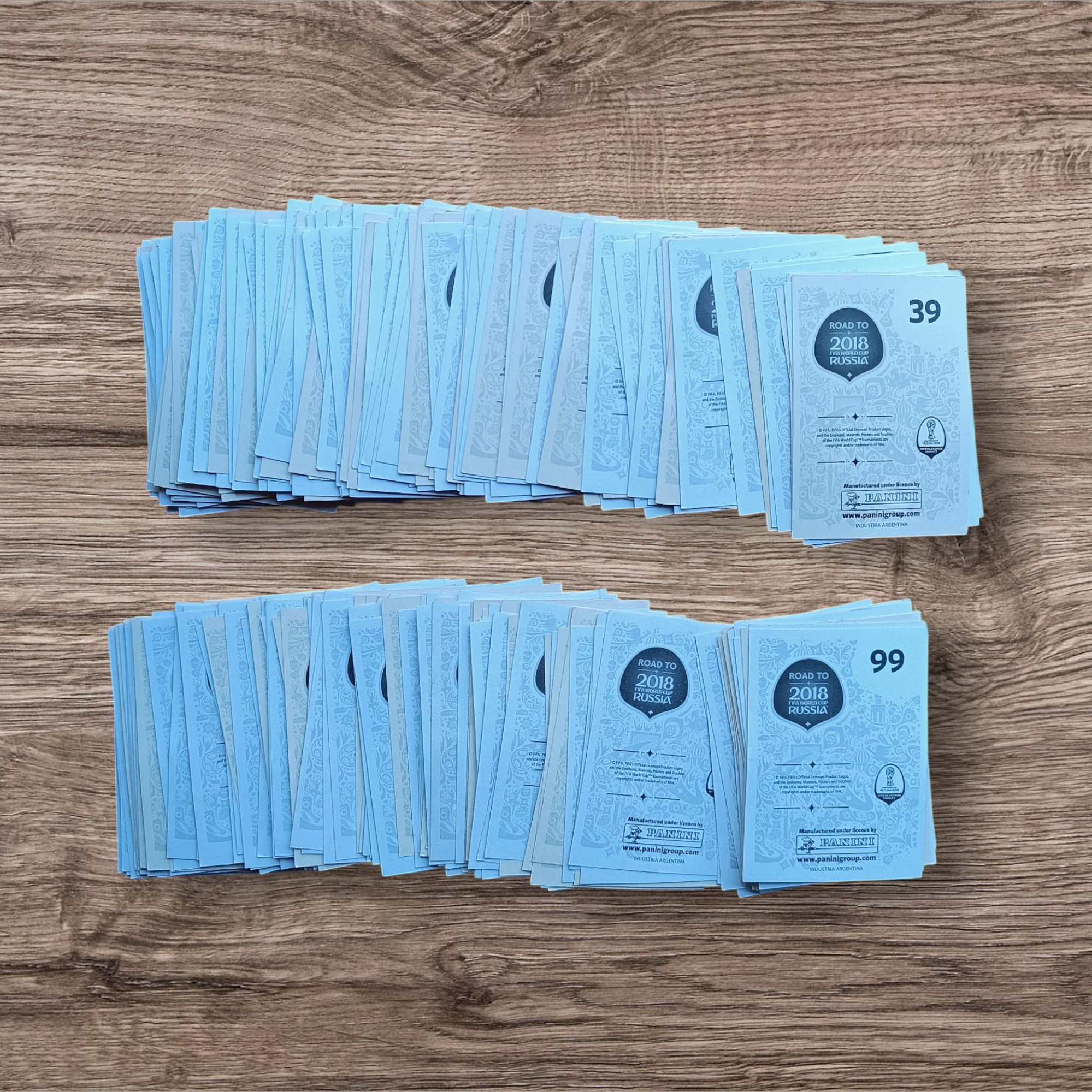 Lote 318 figuritas Road to Rusia 2018