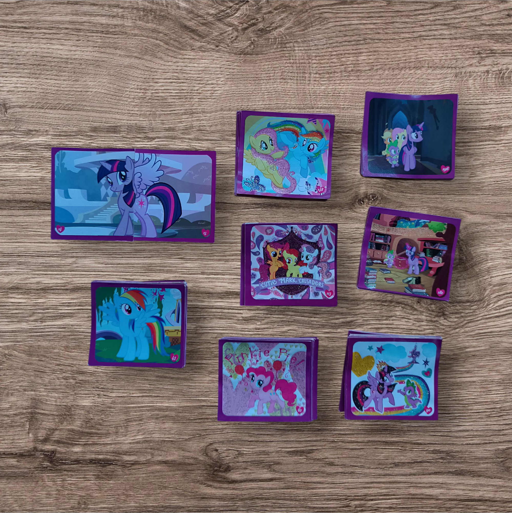 Lote 181 figuritas sin repetir My Little Pony