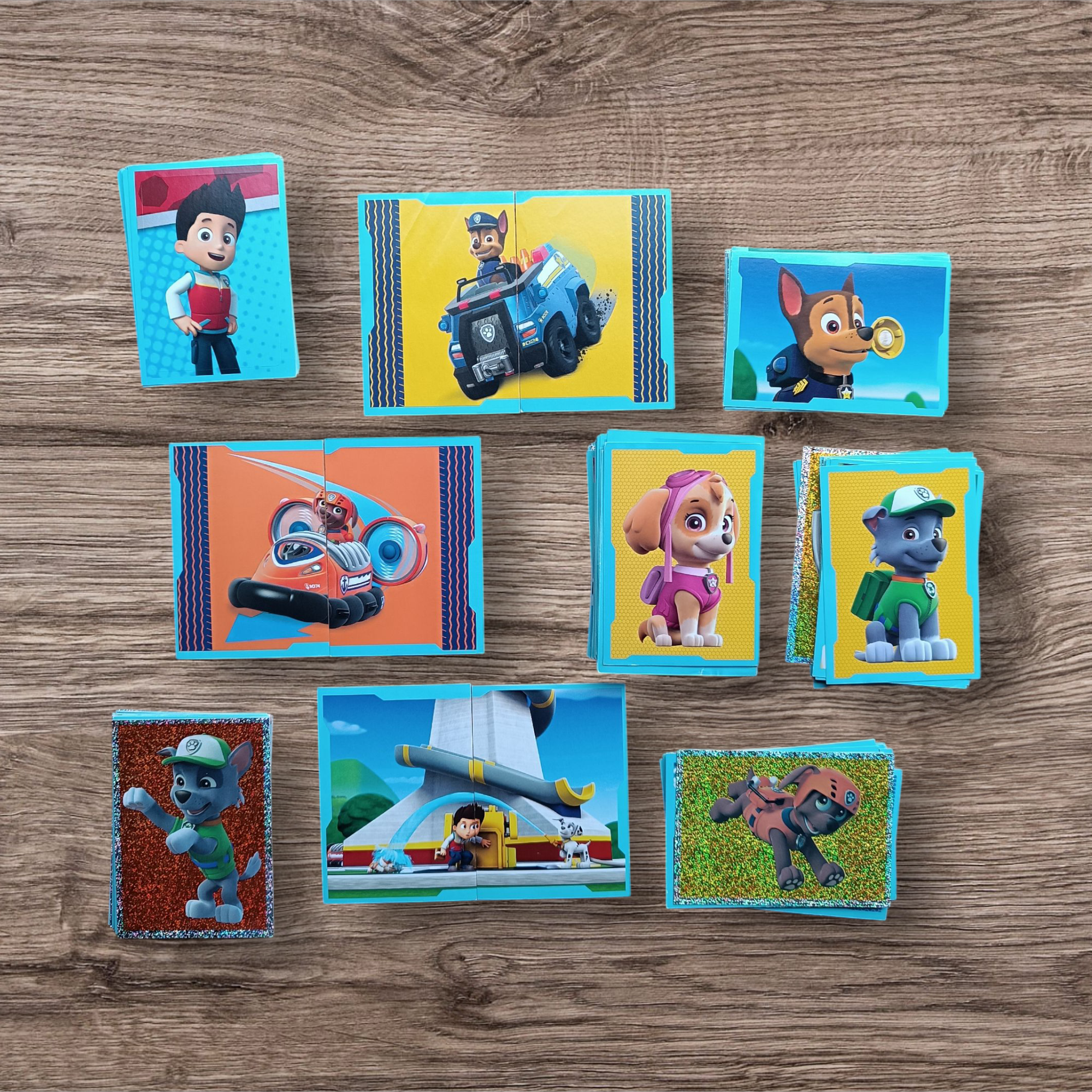 Lote 140 figuritas sin repetir Paw Patrol