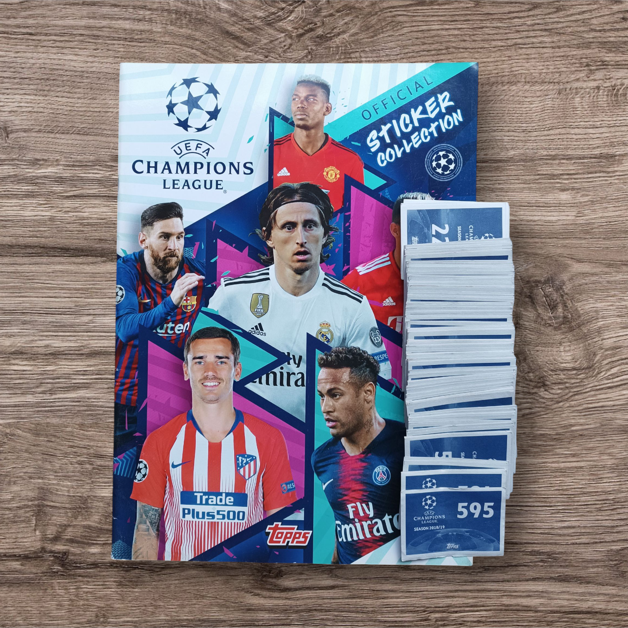 Álbum + 233 figuritas sin repetir Champions League 2018/19
