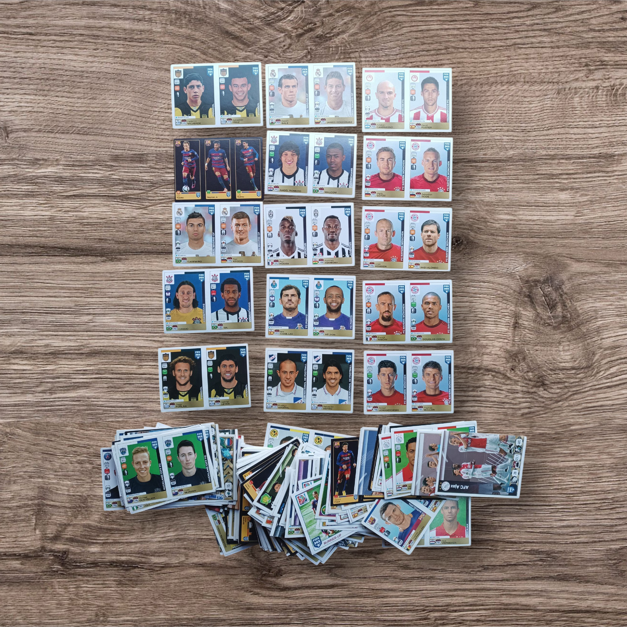 Lote 285 figuritas sin repetir FIFA 365 2016