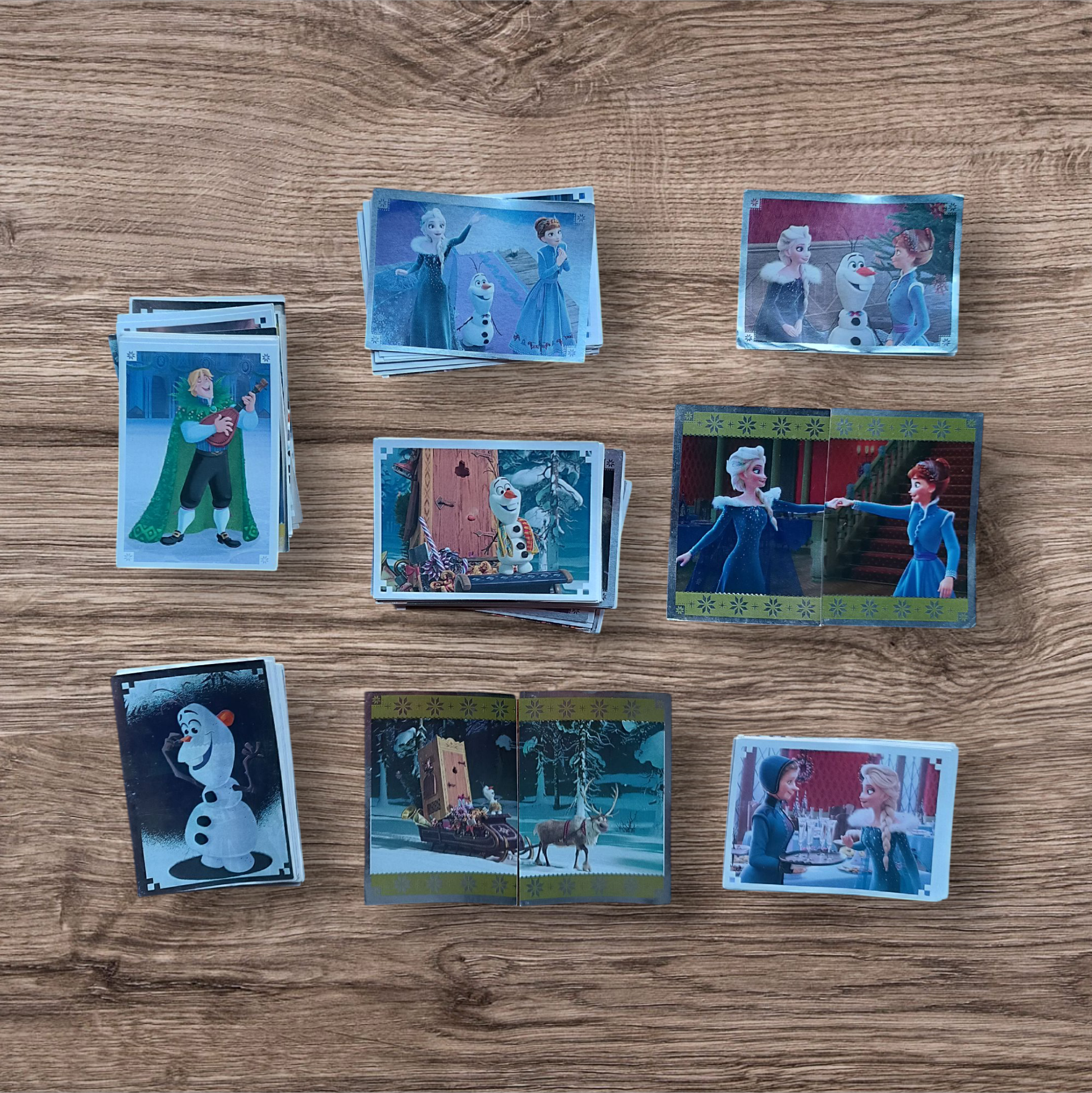 Lote 163 figuritas sin repetir Olaf Frozen