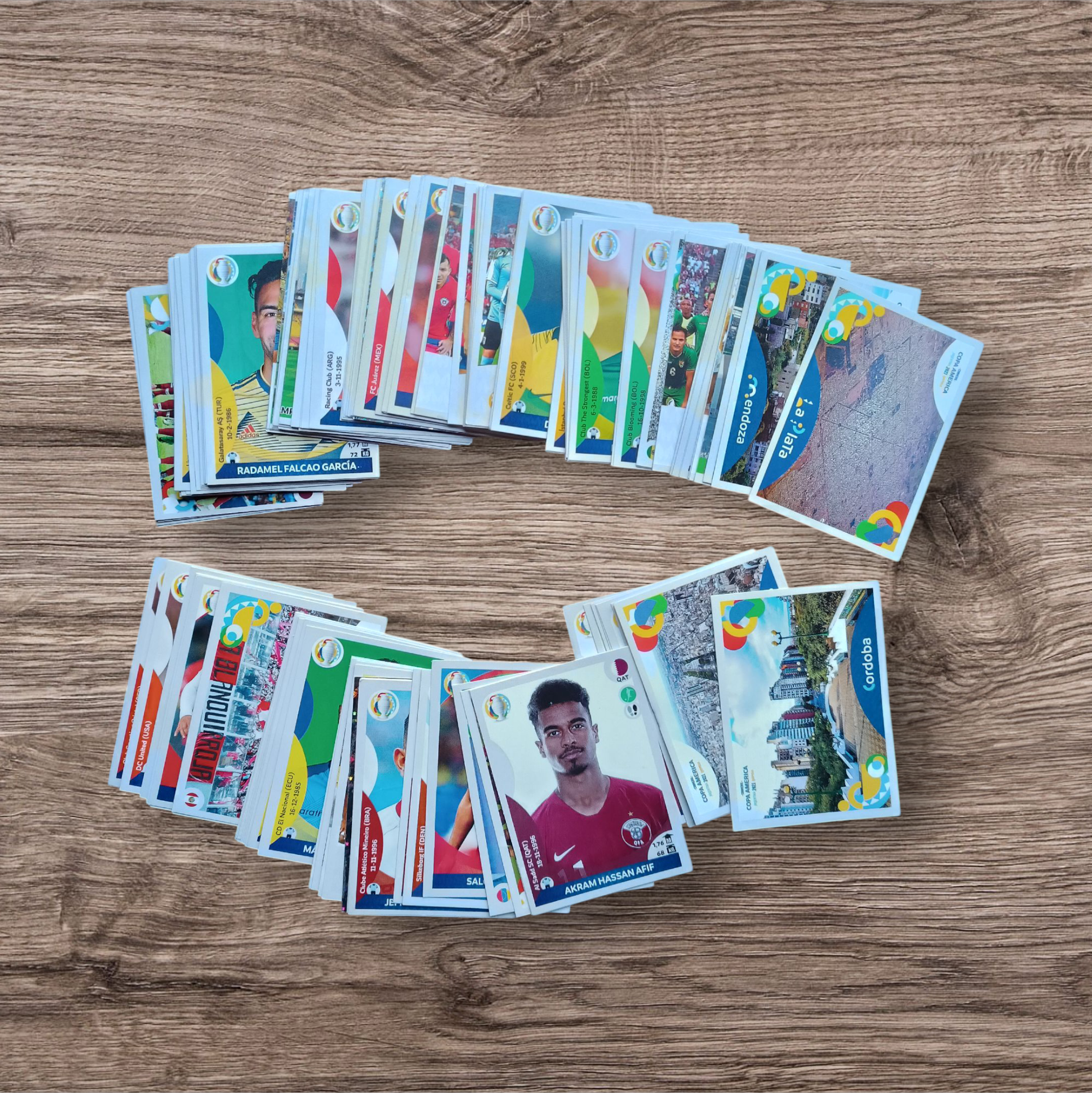 Lote 168 figuritas sin repetir Copa América 2021 Preview