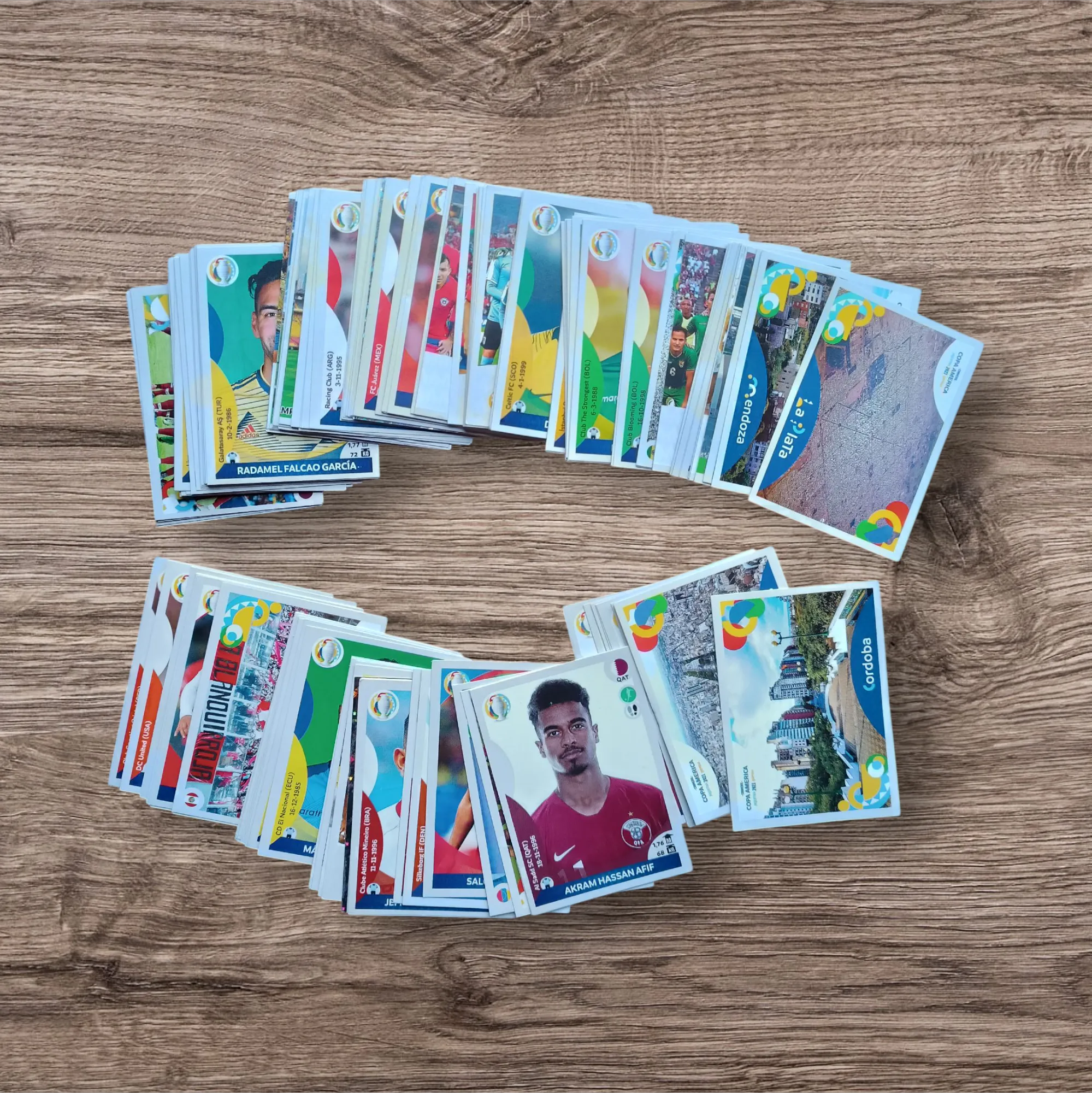 Lote 168 figuritas sin repetir Copa América 2021 Preview