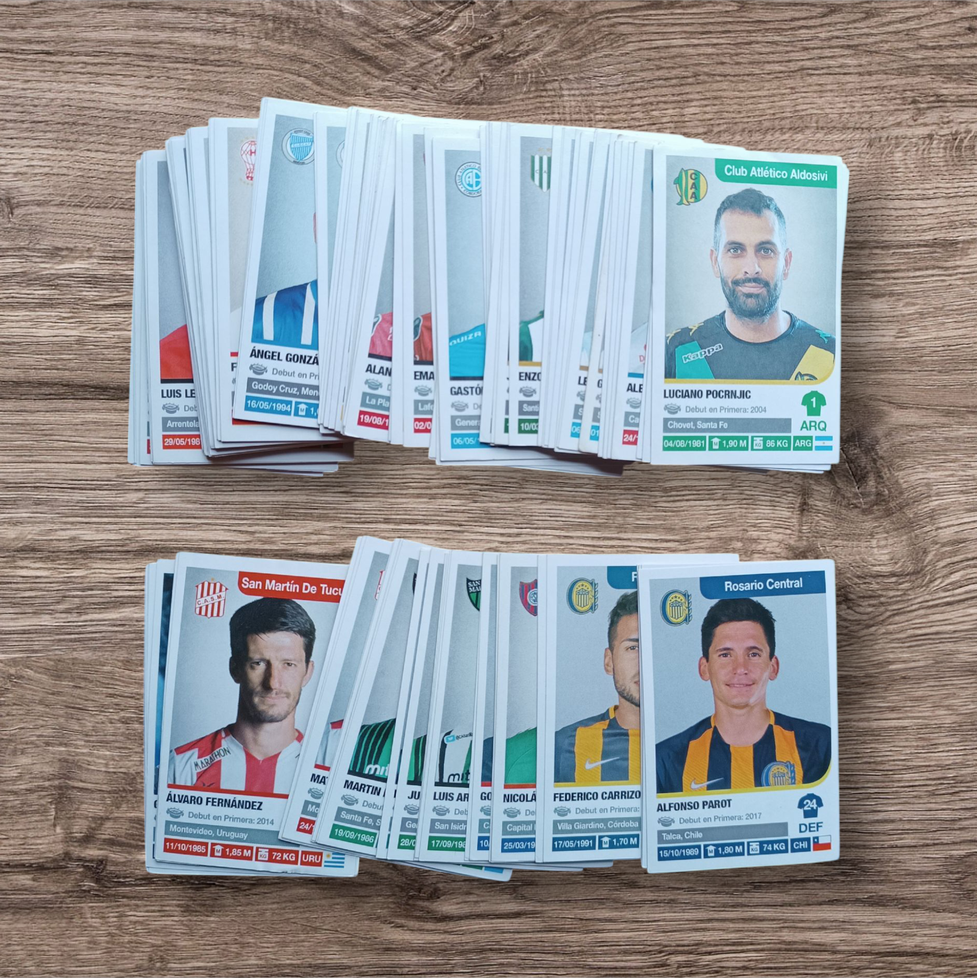 Lote 194 figuritas sin repetir Fútbol Argentino 2018-2019