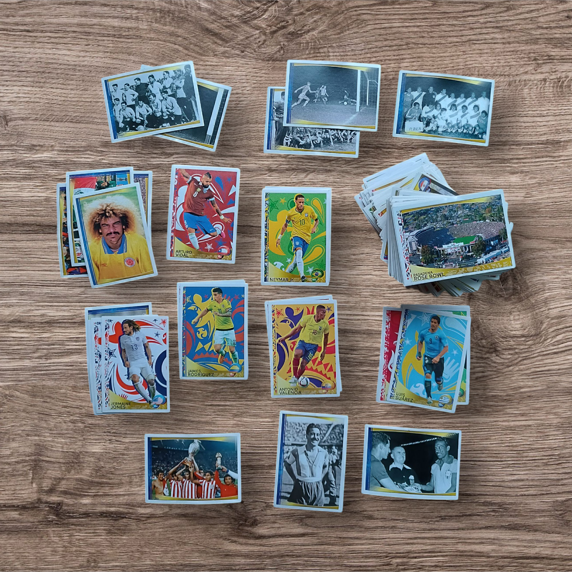 Lote 396 figuritas sin repetir Copa América USA 2016