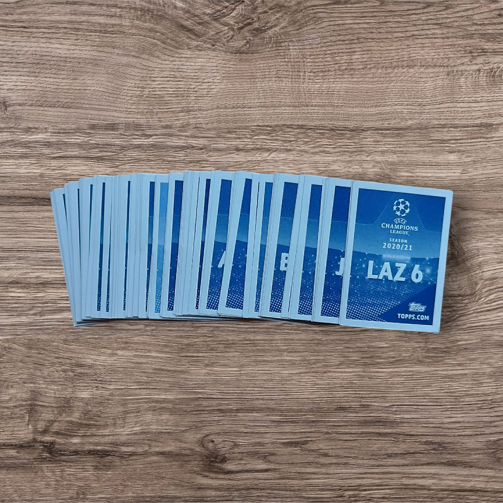 Lote 89 figuritas sin repetir Champions League 2020/21