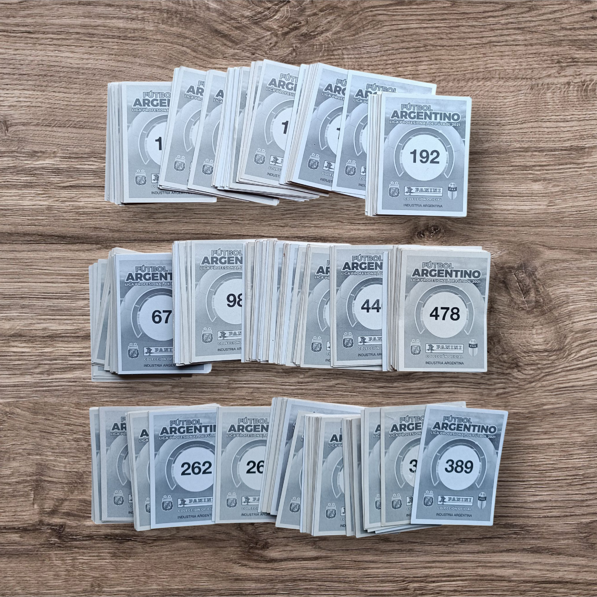 Lote 338 figuritas sin repetir Fútbol Argentino 2021
