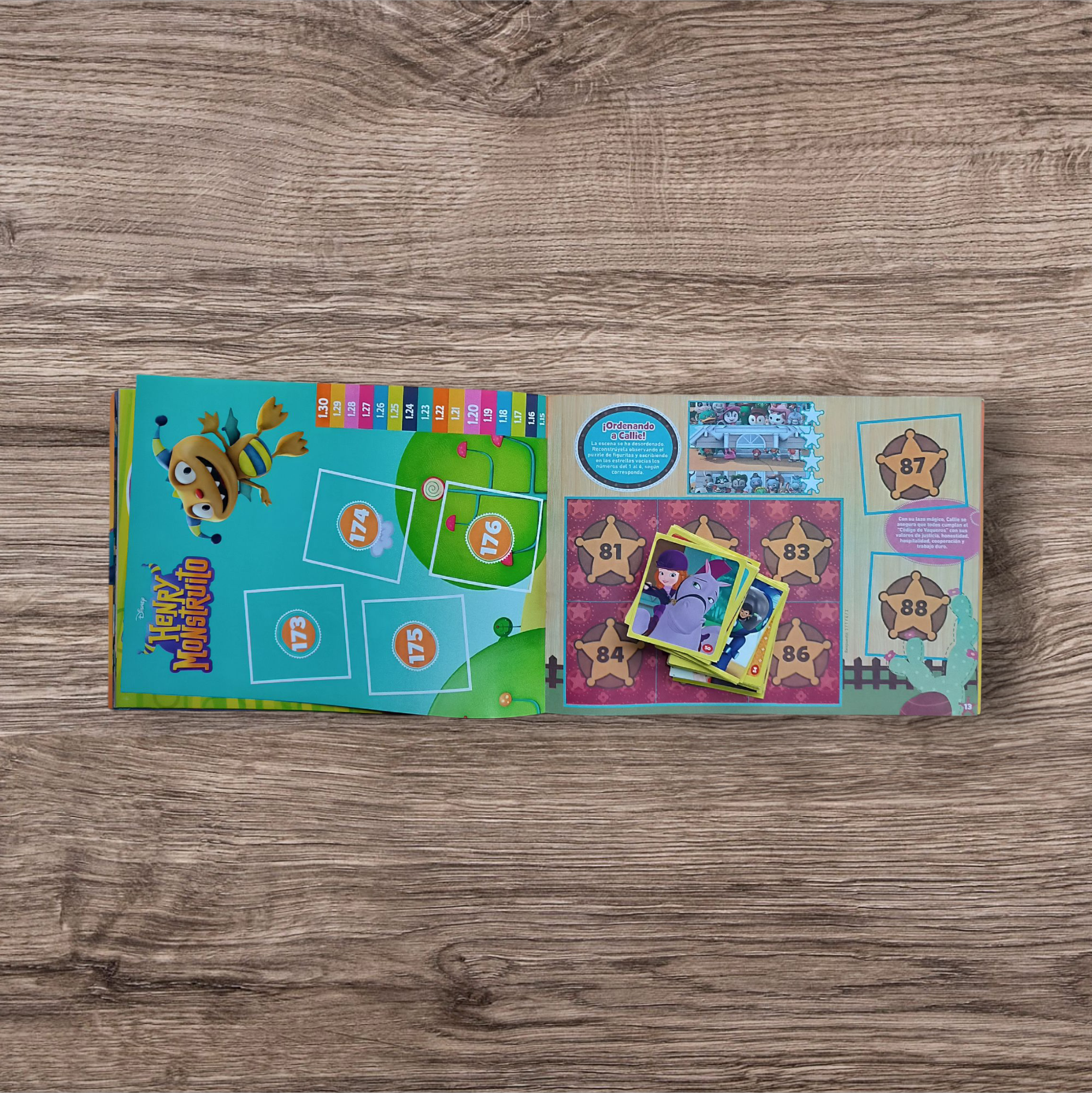 Álbum + 84 figuritas sin repetir Disney Junior