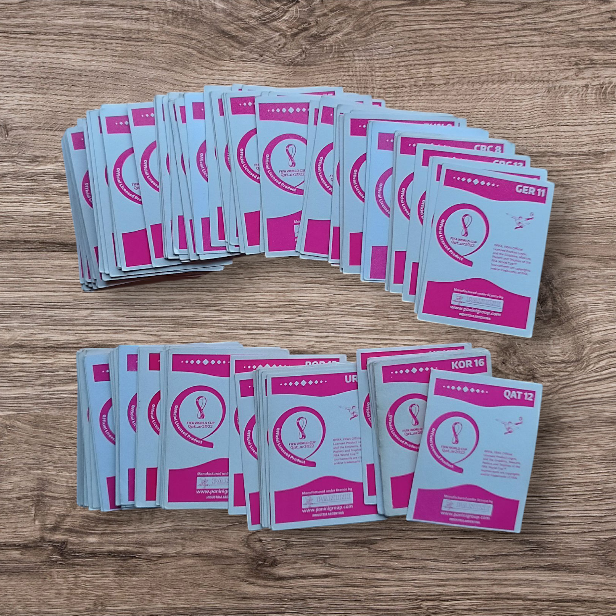 Lote 170 figuritas sin repetir Mundial Qatar 2022