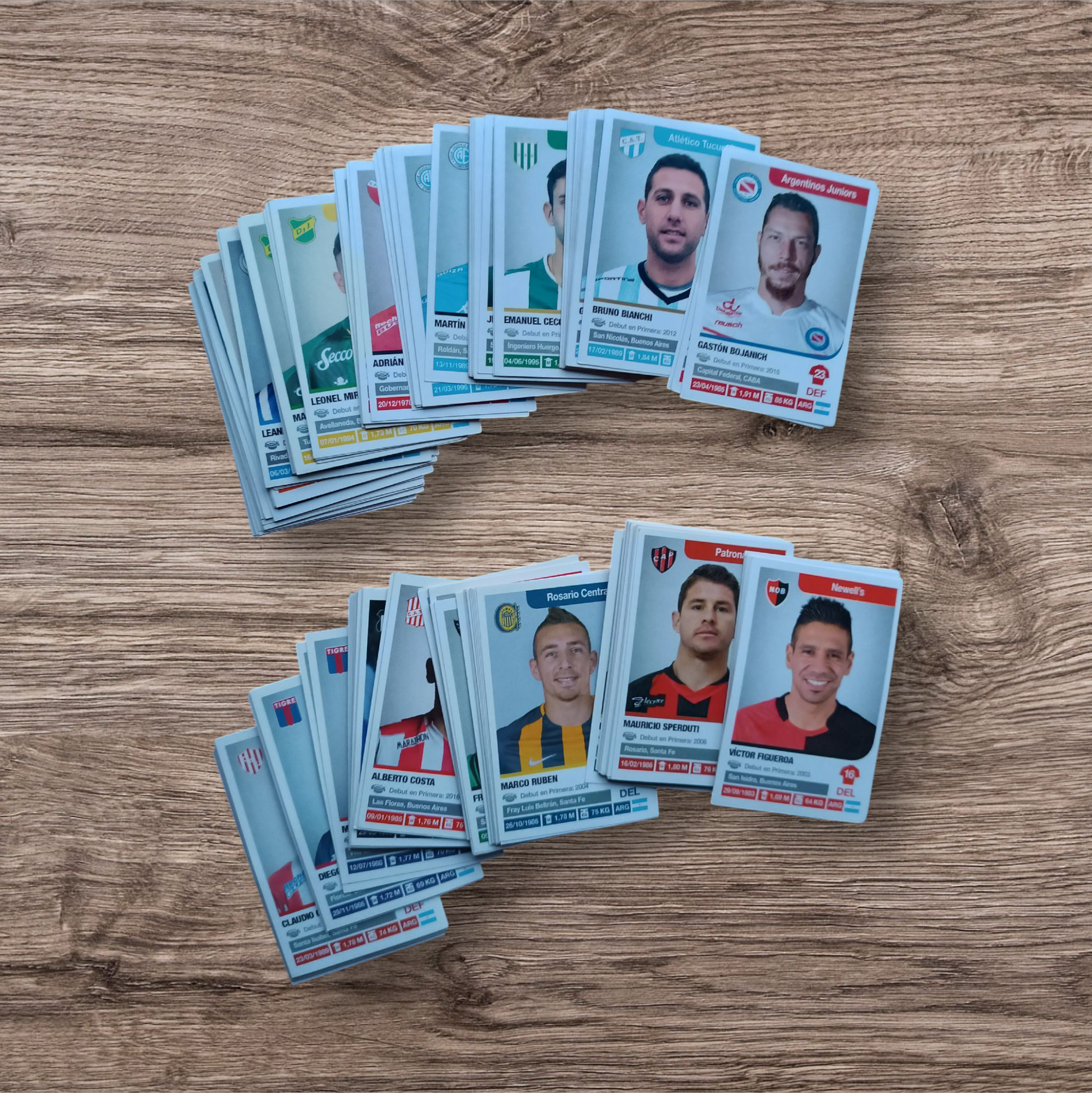 Lote 183 figuritas sin repetir Fútbol Argentino 2018/2019