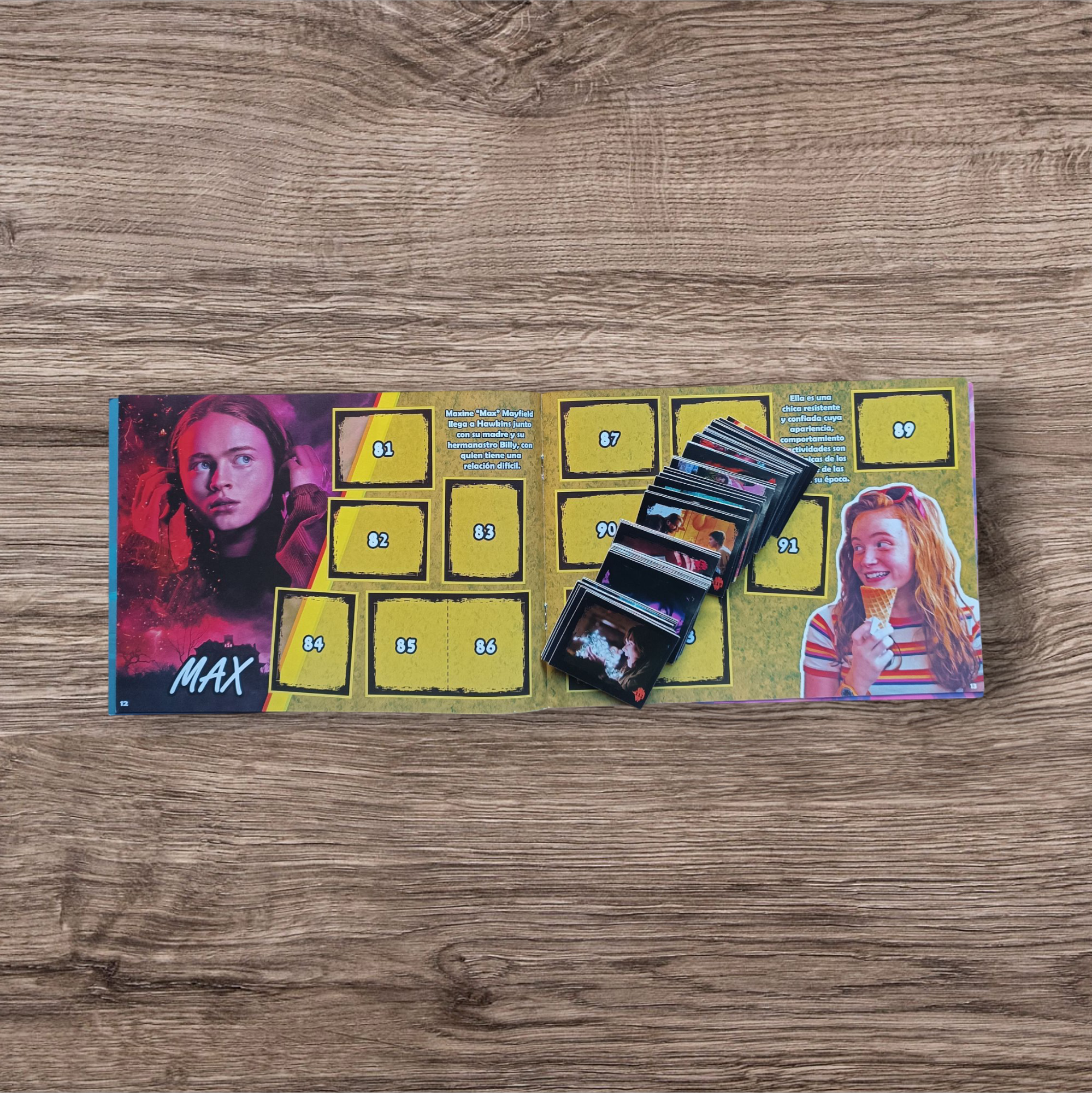 Álbum + 102 figuritas sin repetir Stranger Things