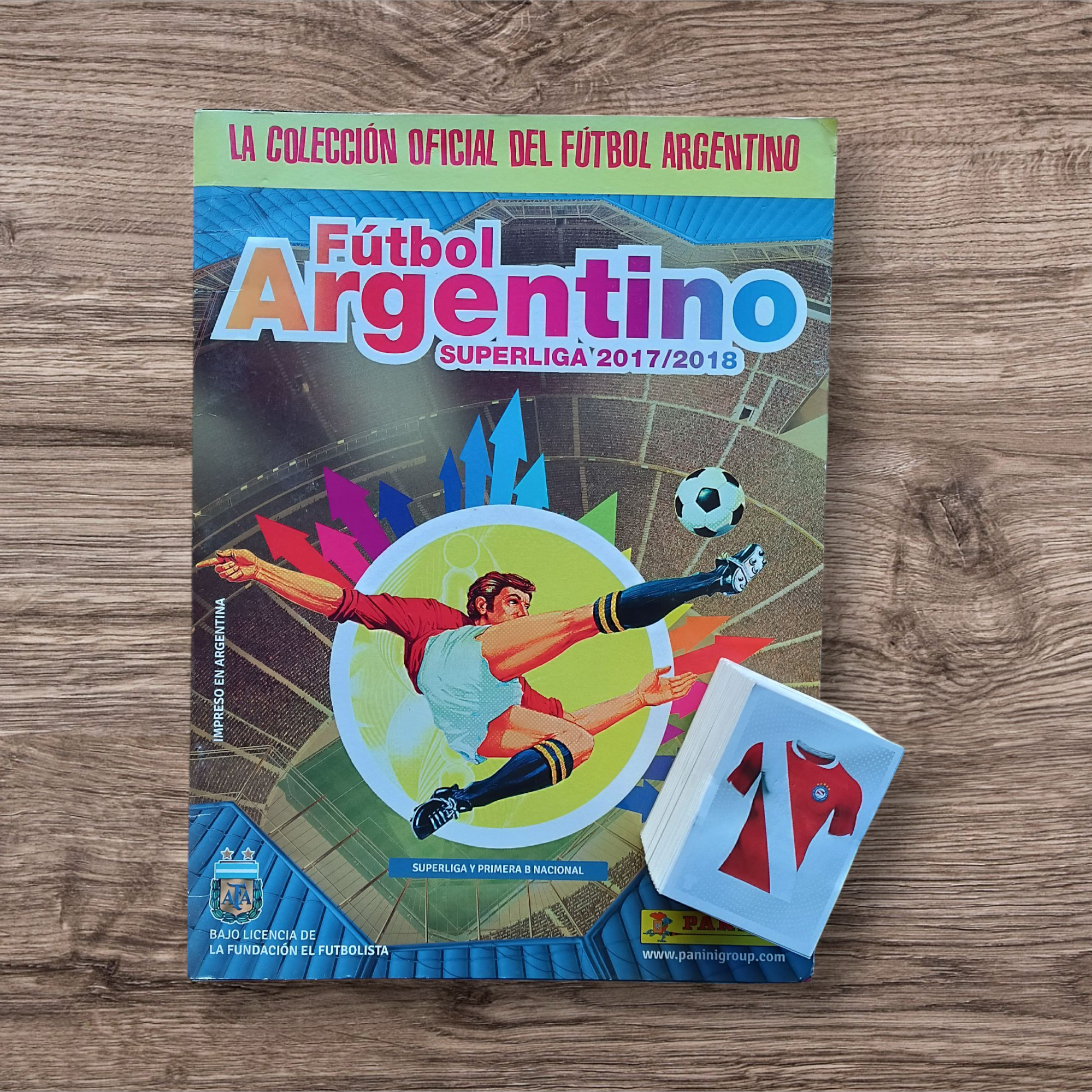 Álbum + 322 figuritas sin repetir Fútbol Argentino 2017/2018