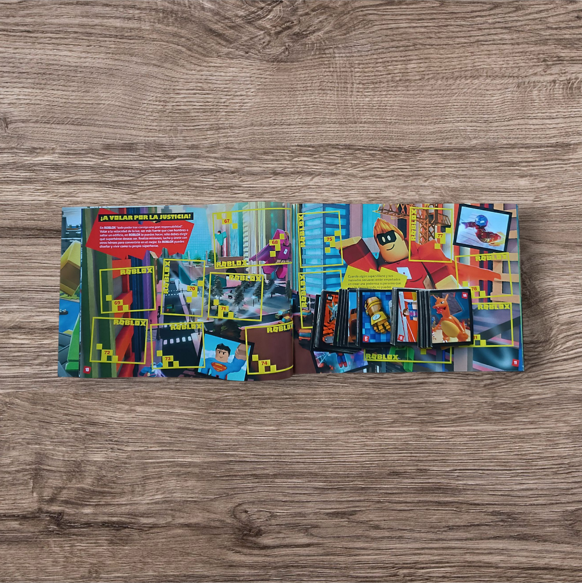 Álbum + 108 figuritas sin repetir Roblox