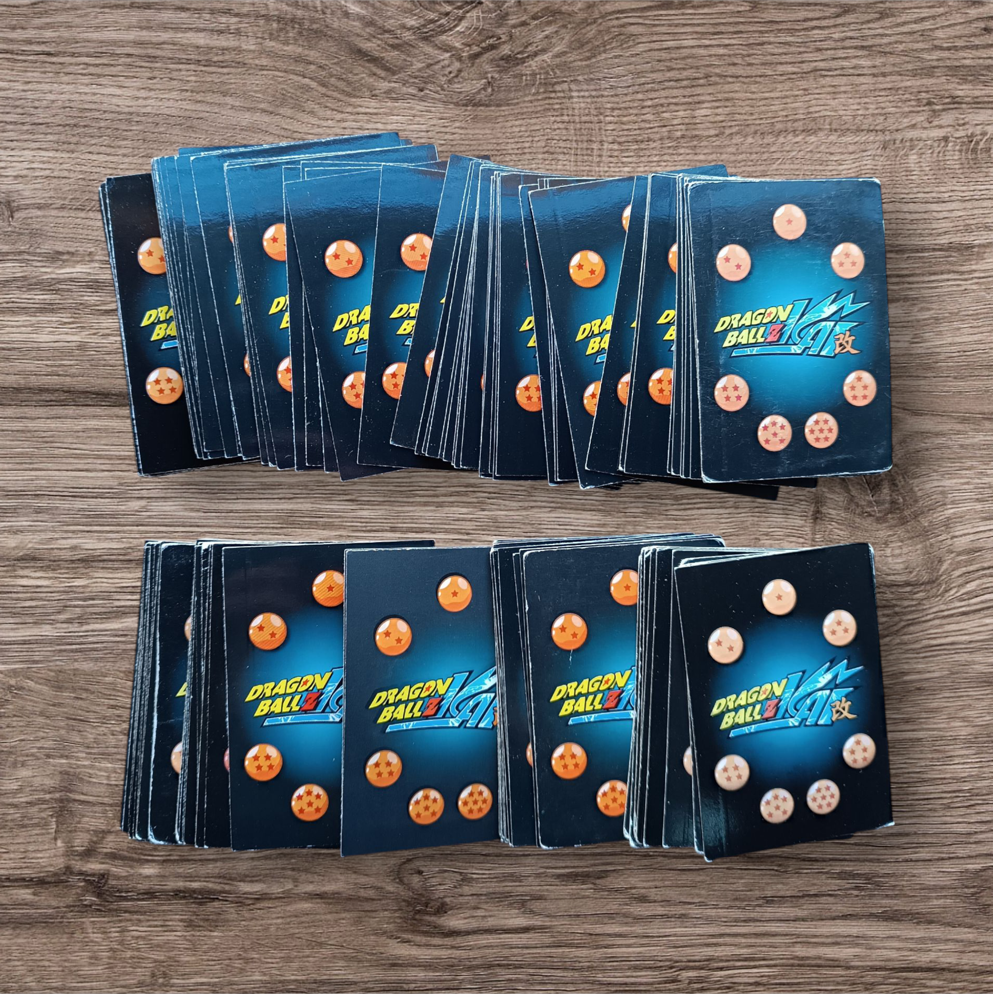 Lote 131 cartas Dragon Ball Z varias series